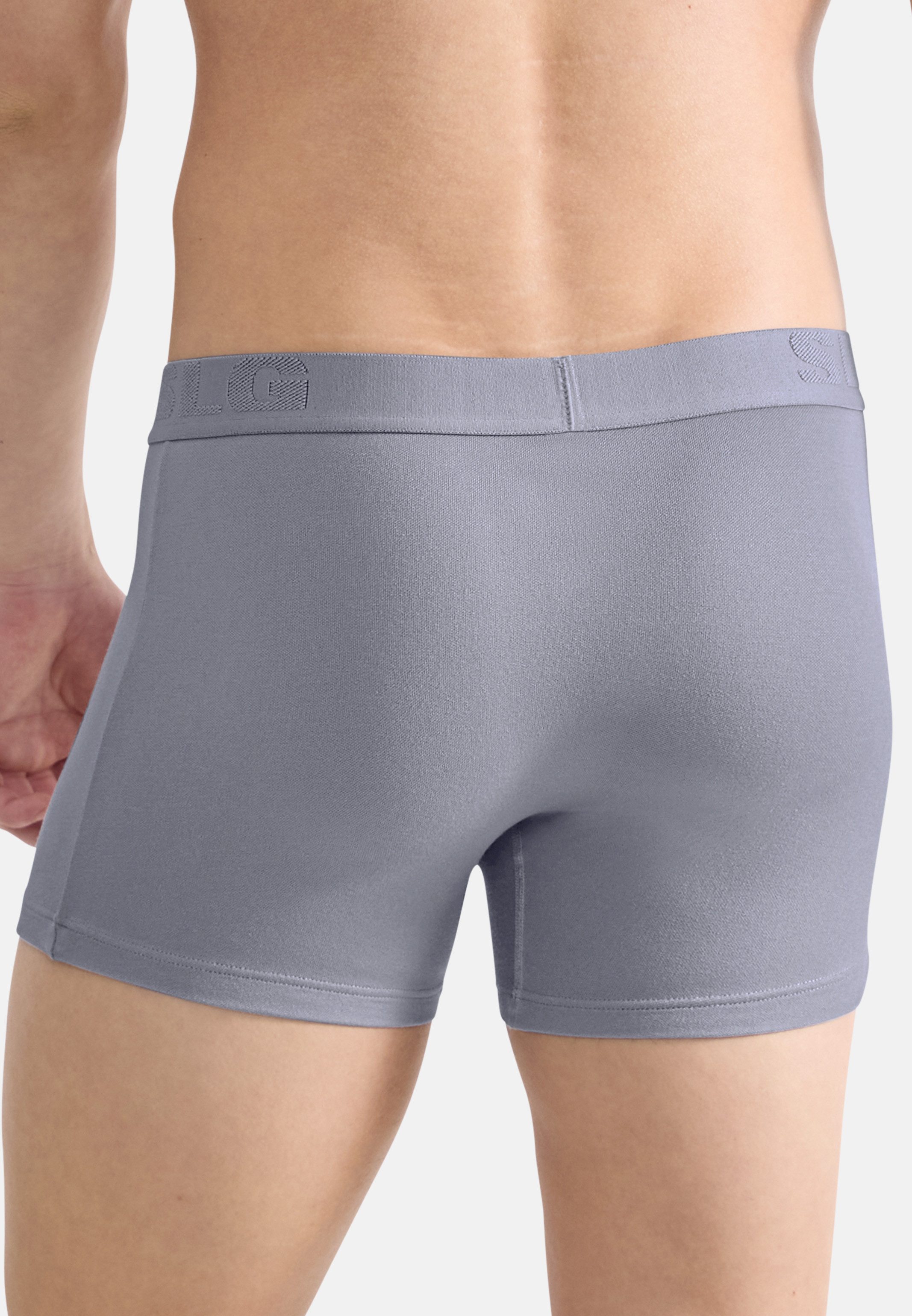sloggi Retro Boxer 6er Pack SLG Base Soft (Spar-Set, 6-St) Hipster Short / Pant - ohne Eingriff - Atmungsaktiv
