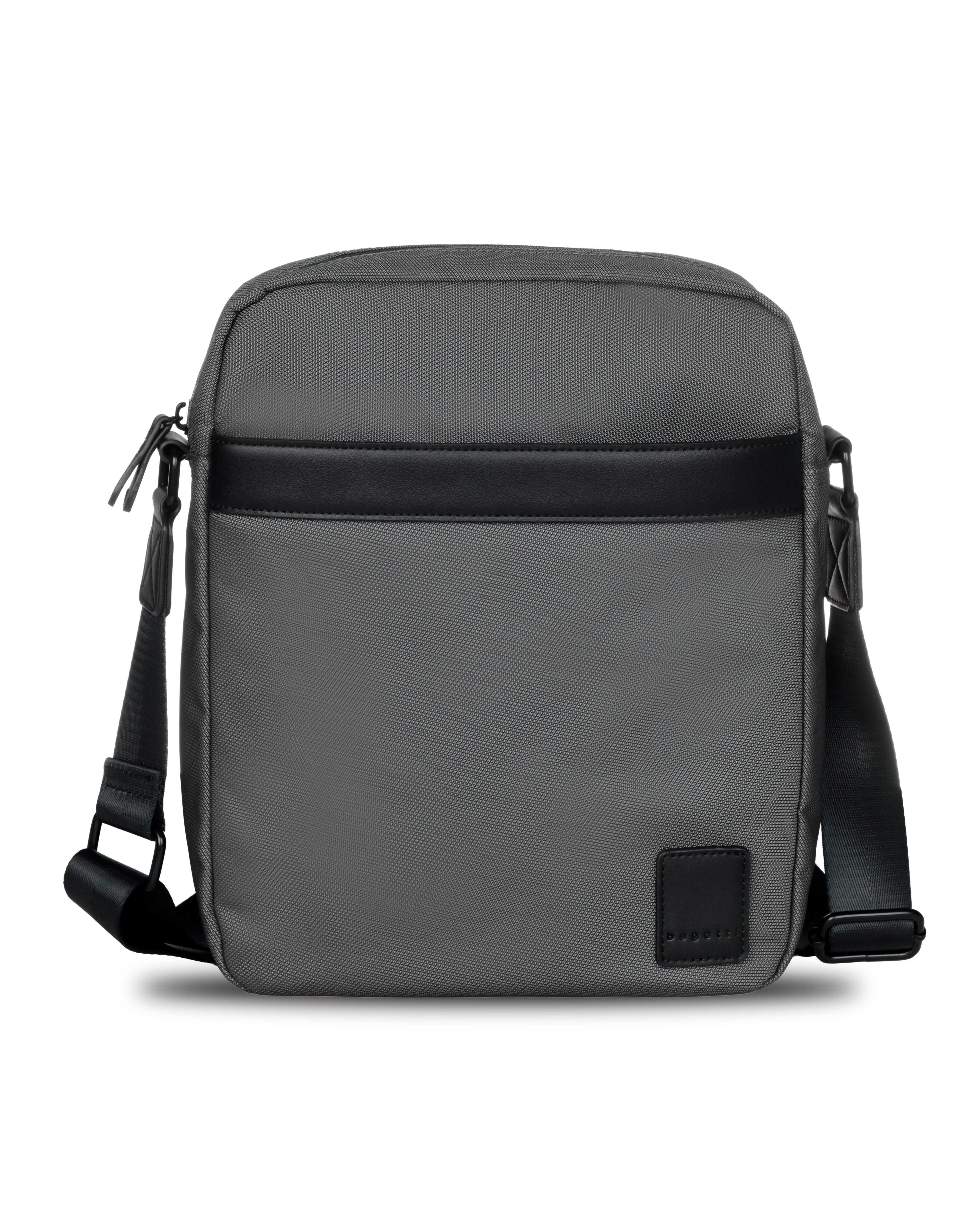 bugatti Handtasche Domani' Schultertasche, groß anthrazit