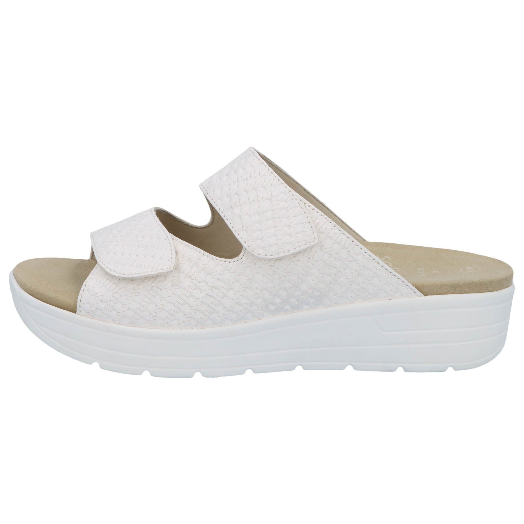 SOLIDUS Solidus Erwachsene Solidus Greta Pantolette Leder Klettschuh