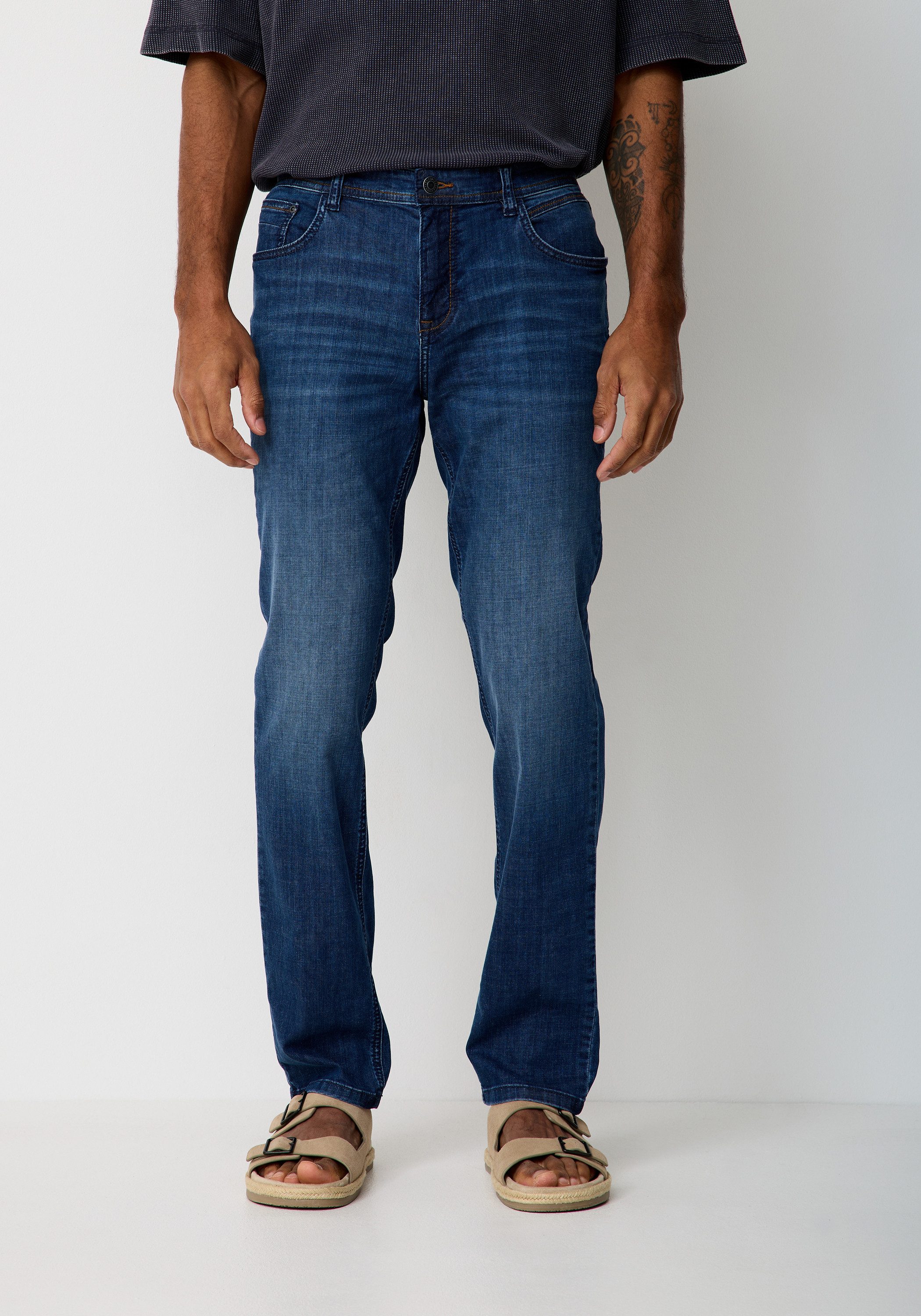 Paddock's Slim-fit-Jeans PIPE Saddle Stitch Slim Fit Jeans mit mehrfarbigen günstig online kaufen