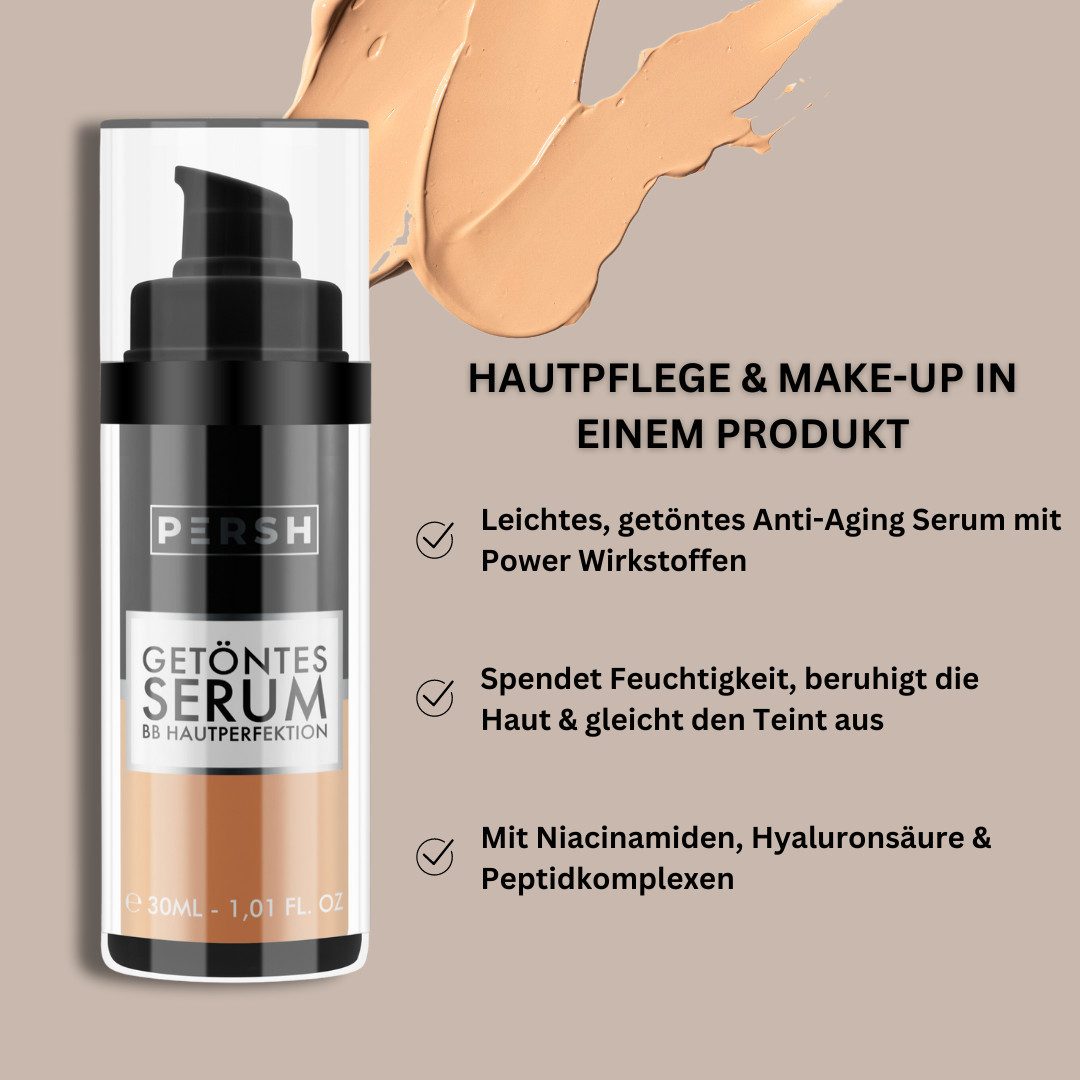 PERSH Gesichtsserum Getöntes Serum - BB Hautperfektion, mit 30 ml Inhalt
