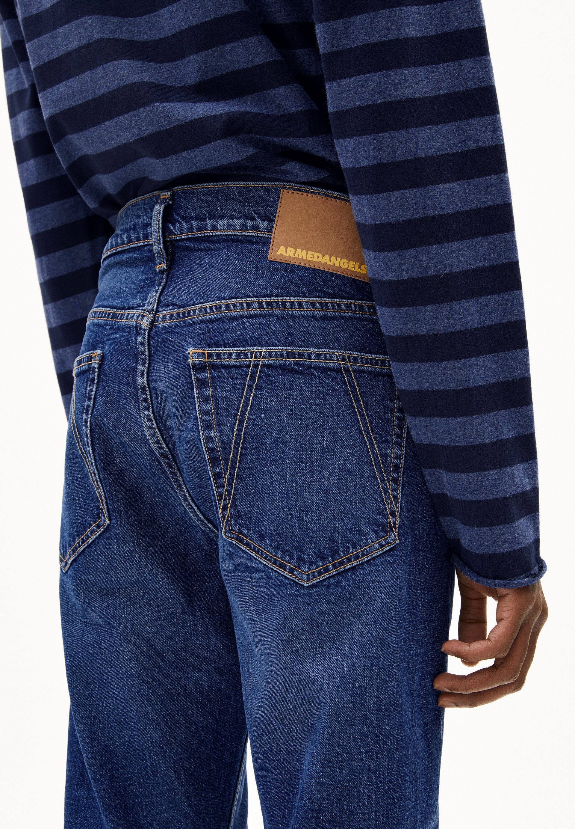 Armedangels Straight-Jeans DYLAANO Straight Jeans Bio-Baumwoll Mix (Comfort-Stretch, Regular Fit) Mid waist