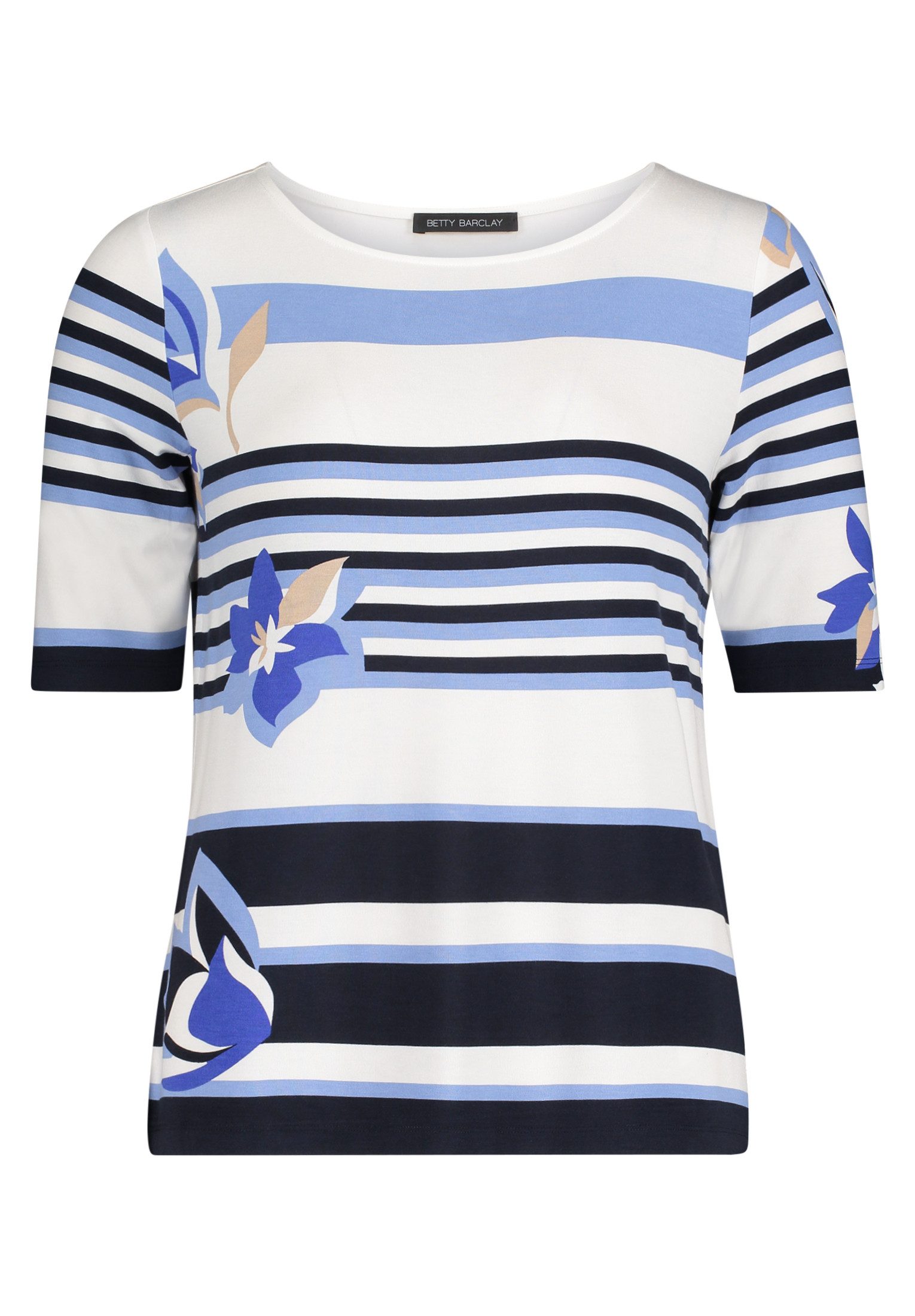 Betty Barclay Kurzarmshirt Damen mit Ringel (1-tlg) günstig online kaufen
