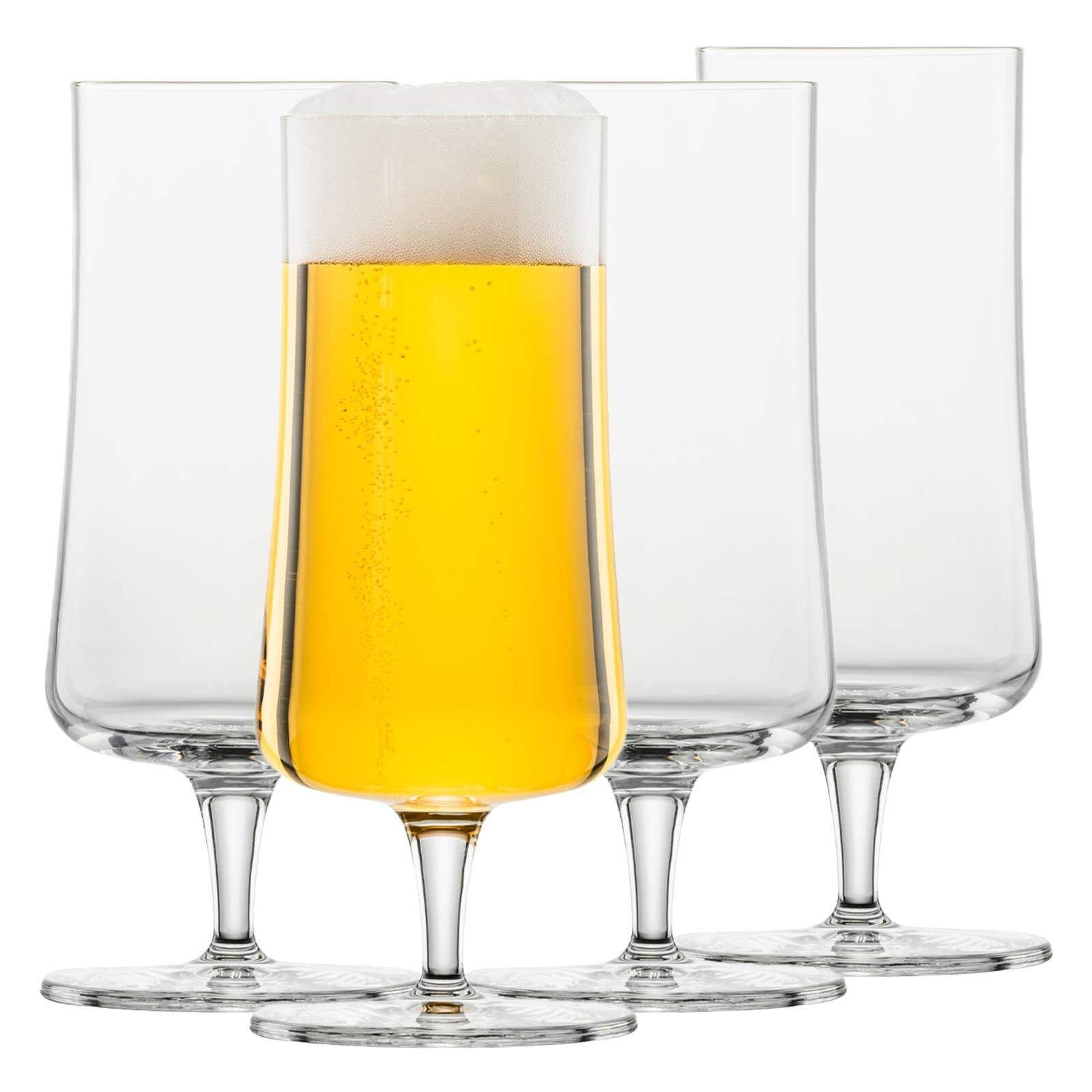 SCHOTT-ZWIESEL Bierglas Beer Basic Pilsgläser 0,3 Liter 4er Set, Glas