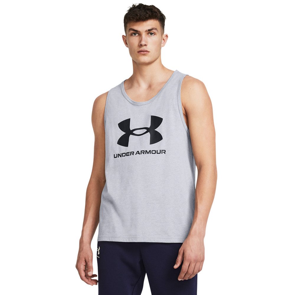 Under Armour® Trainingstop UA Sportstyle Tanktop mit Logo aus Baumwolle und günstig online kaufen