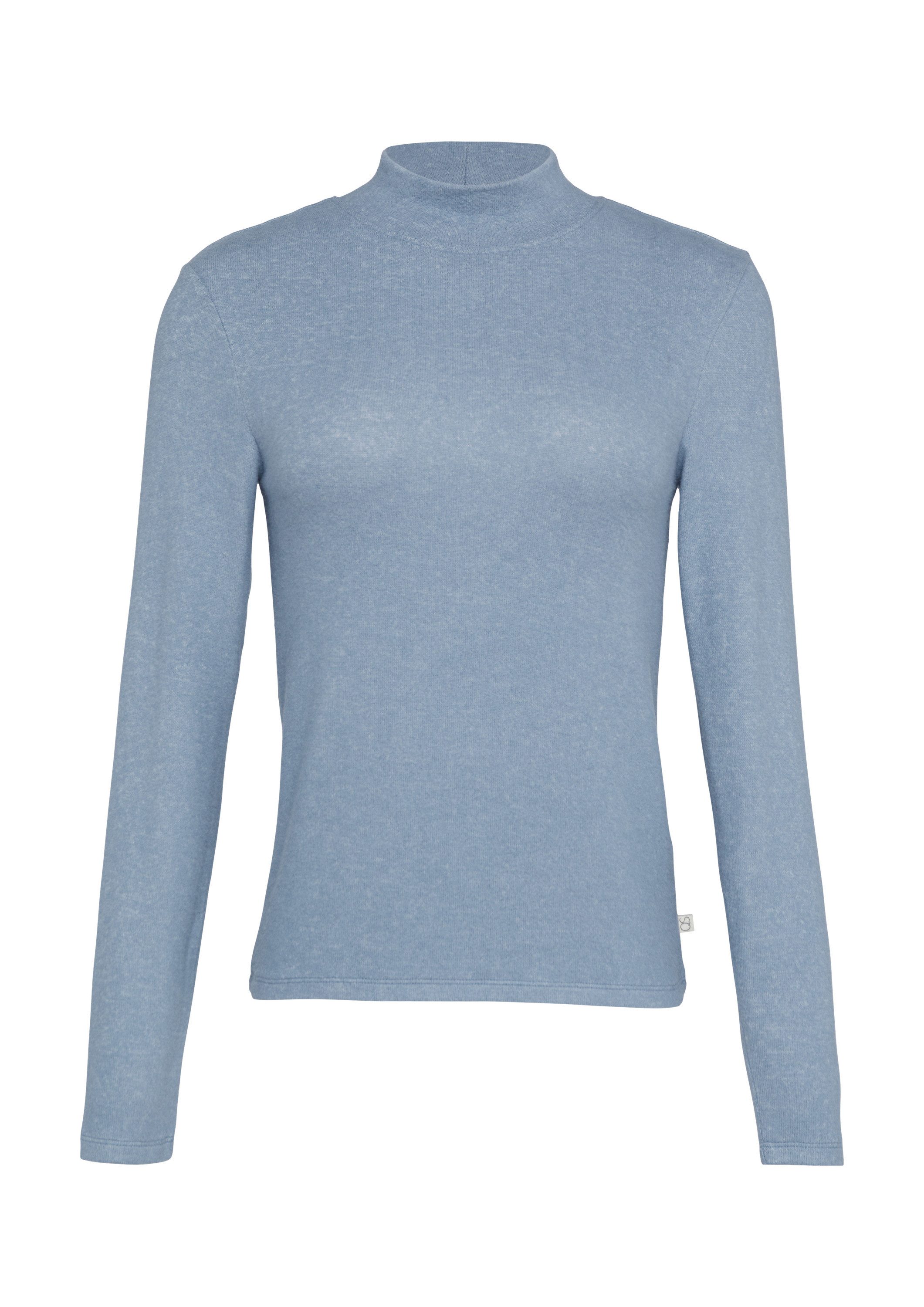 QS Langarmshirt T-Shirt Softes Longsleeve aus Viskosemix günstig online kaufen