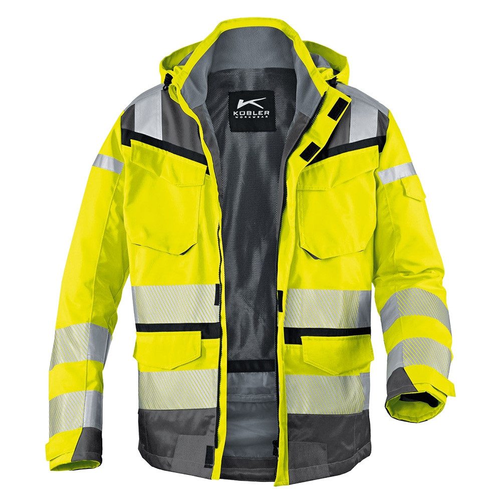 Kübler Arbeitsjacke Warnschutz Regenjacke "REFLECTIQ" Sympatex®