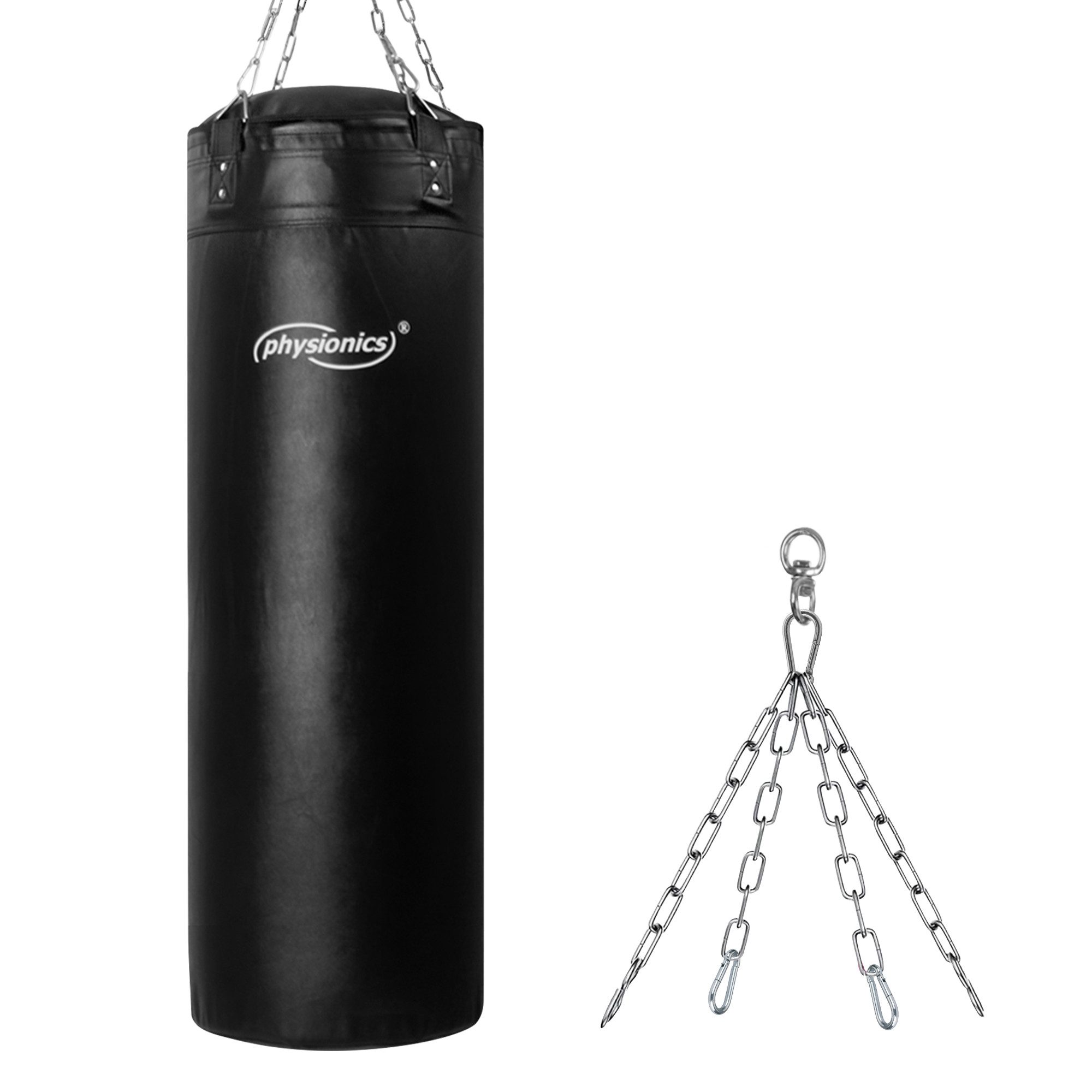 Boxsack Erwachsene 30kg Gefüllt Sandsack 120cm Punching Bag Halterung