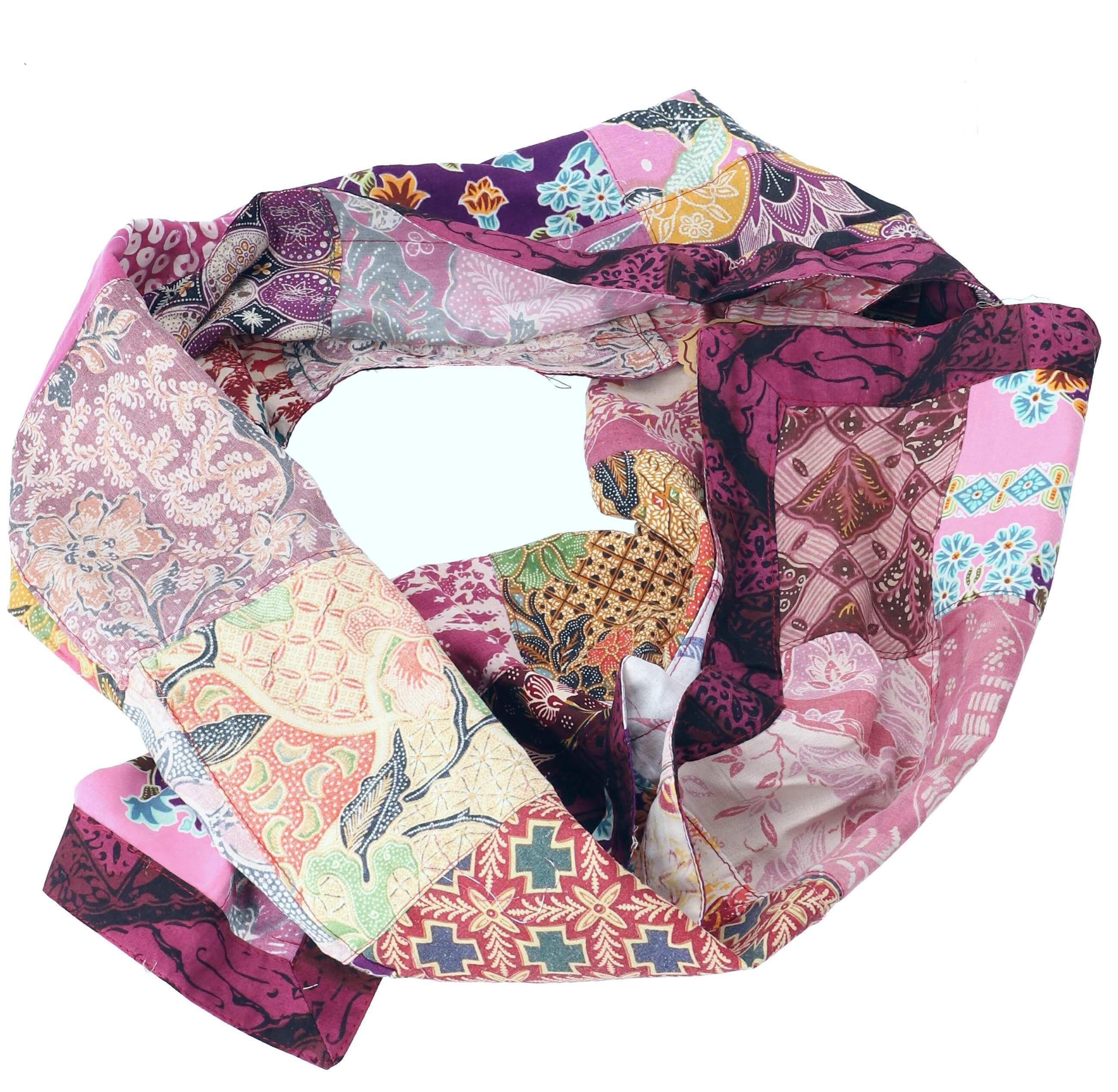 Guru-Shop Halstuch Unikat upcycling Baumwoll Patchworkschal,..
