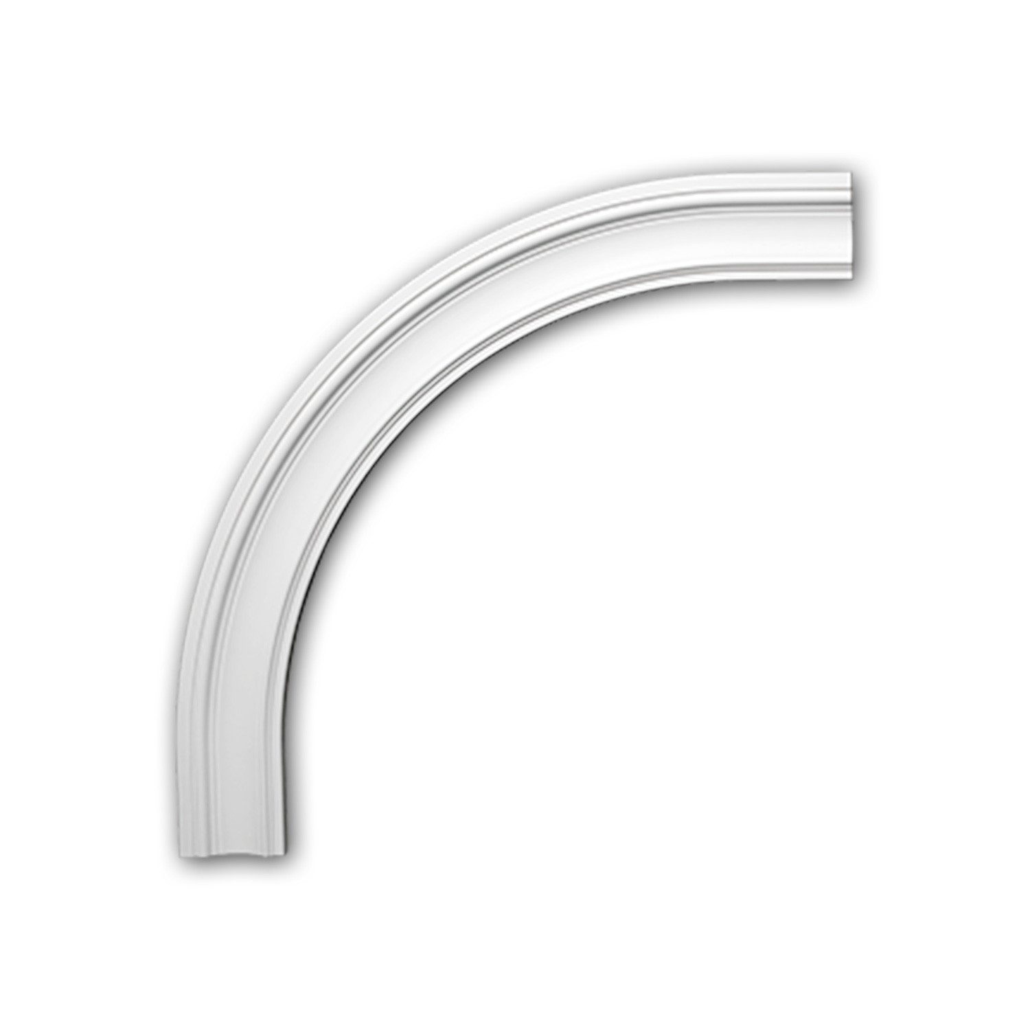 Profhome Flexprofil 487032F flexibler Bogenrahmen Fassadenelement Fensterumrandung (Profilleiste, 1-St., Flexibler Bogenrahmen, Fassadenelement, Fensterumrandung), Profilleiste