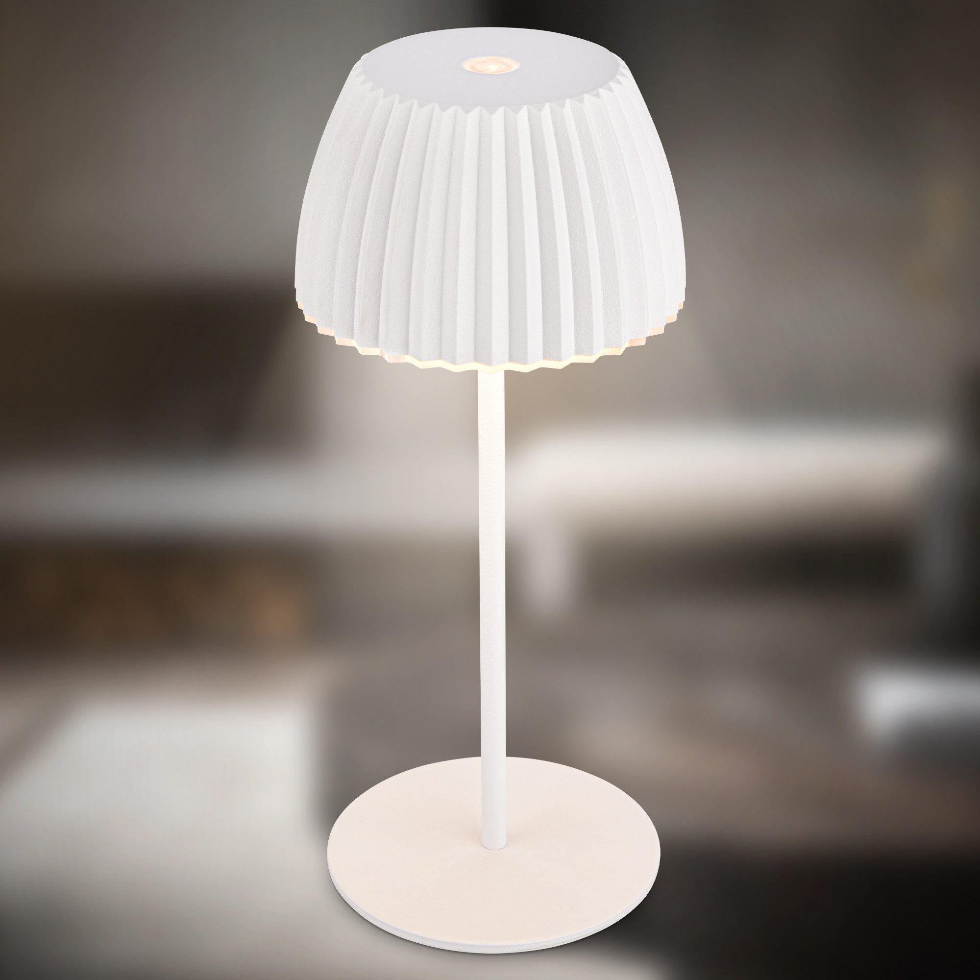 Briloner Leuchten LED Tischleuchte Akku LED Tischleuchte, LED fest integriert – Bild 3 von 5