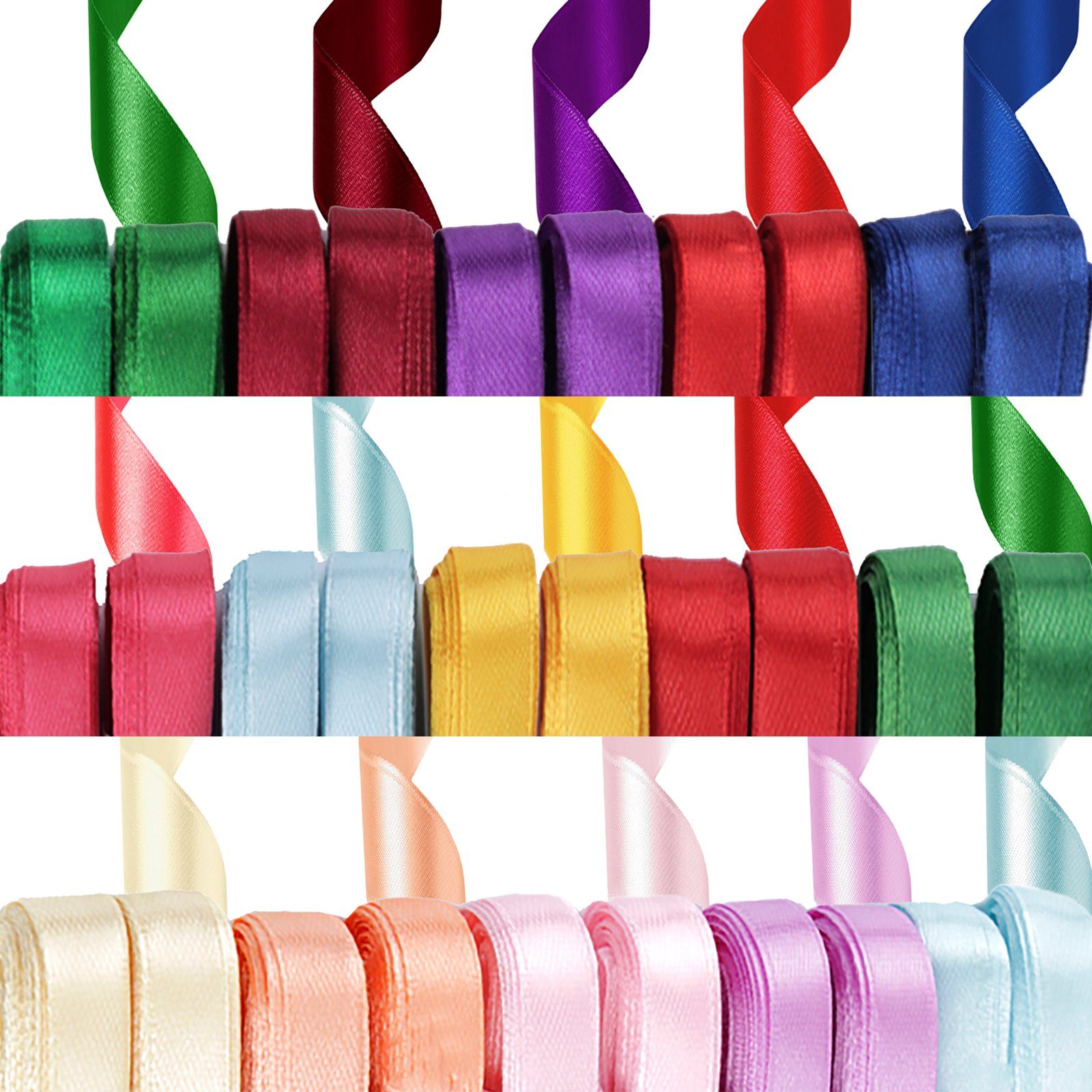 maDDma Geschenkband 5m Satinband 10mm breit Geschenkband Dekoband Schleifen Farbwahl, mausgrau