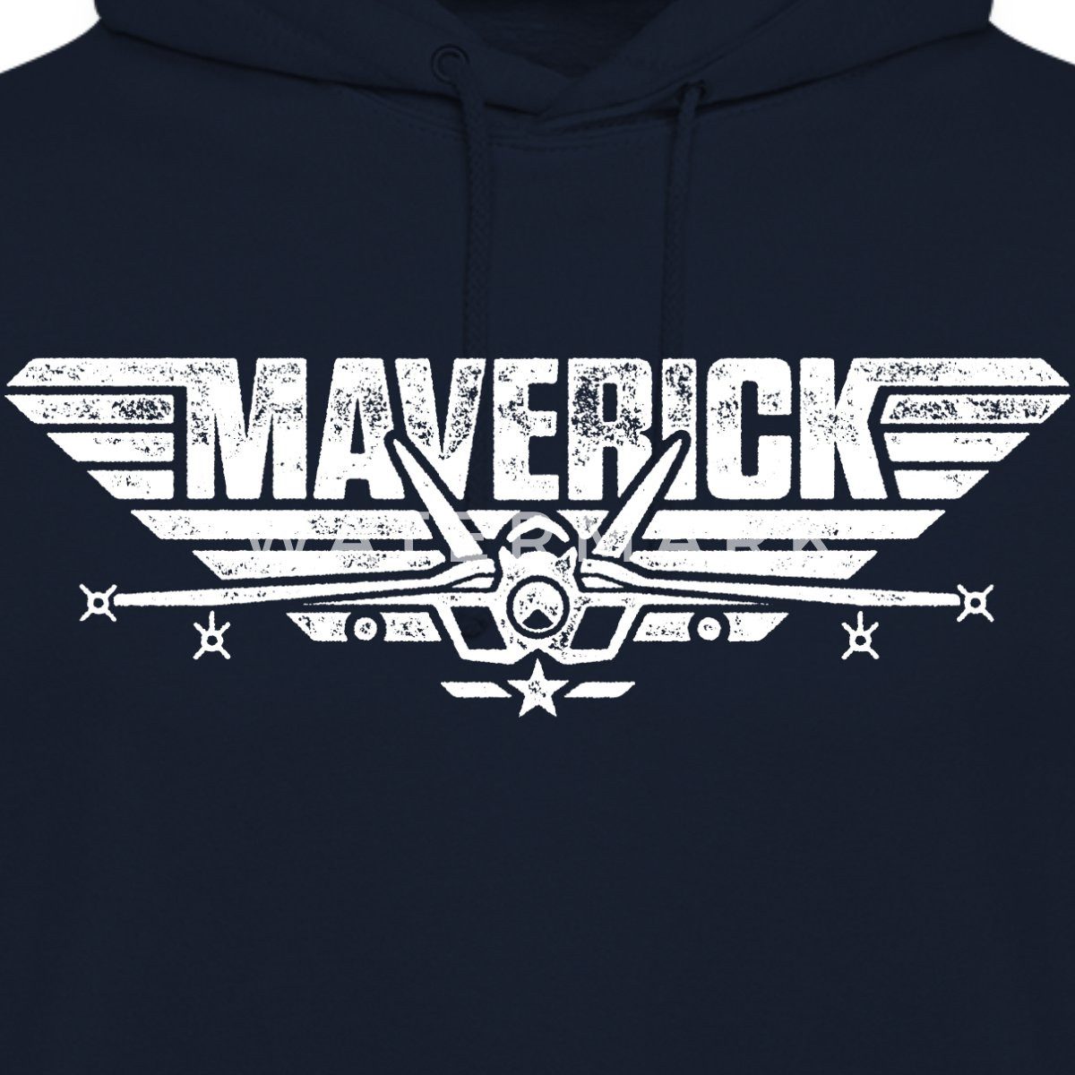 Spreadshirt Hoodie Top Gun Maverick Kampfjet Logo Unisex Hoodie (1-tlg)