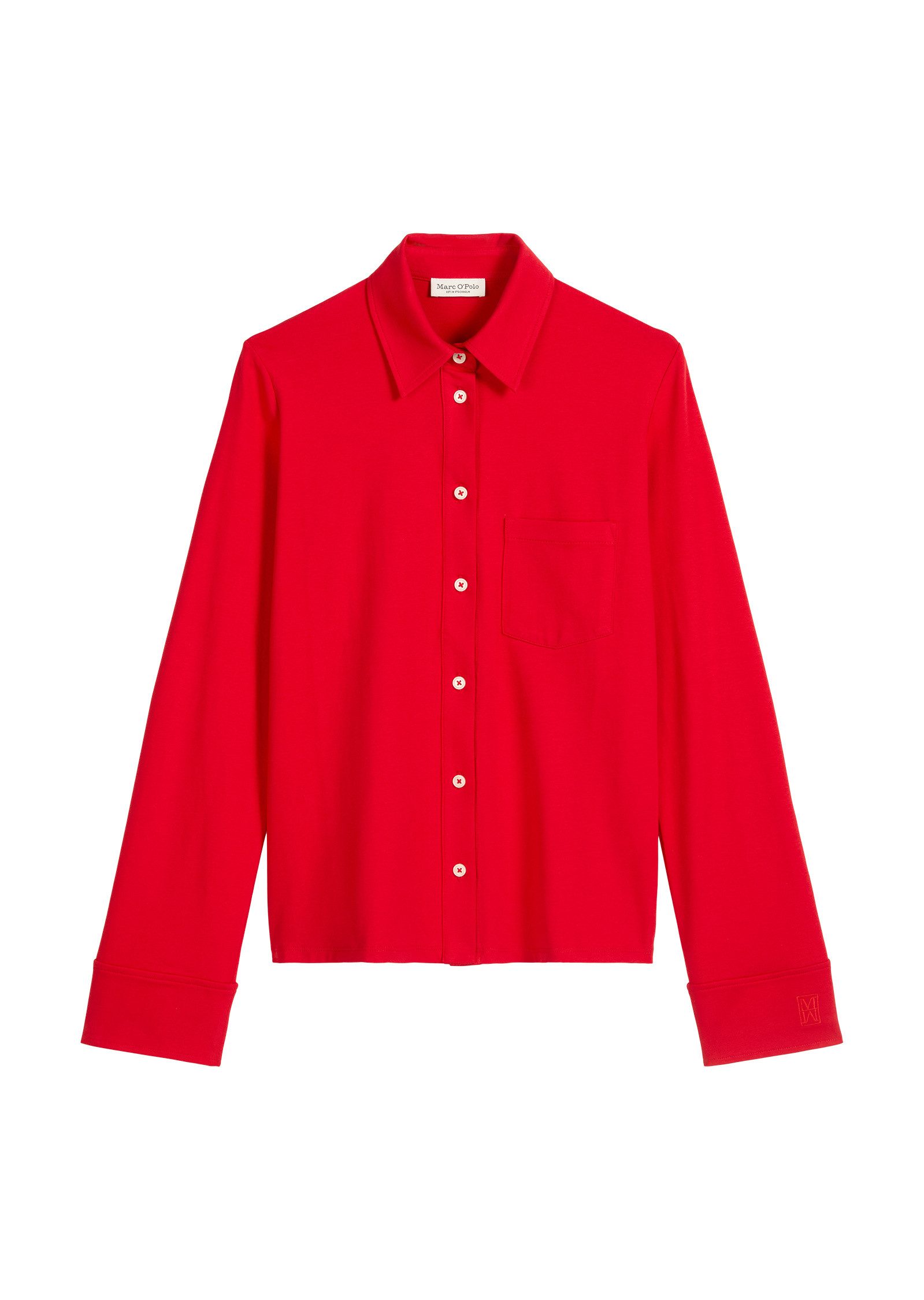 Marc O'Polo Langarmbluse aus Organic-Cotton-Stretch