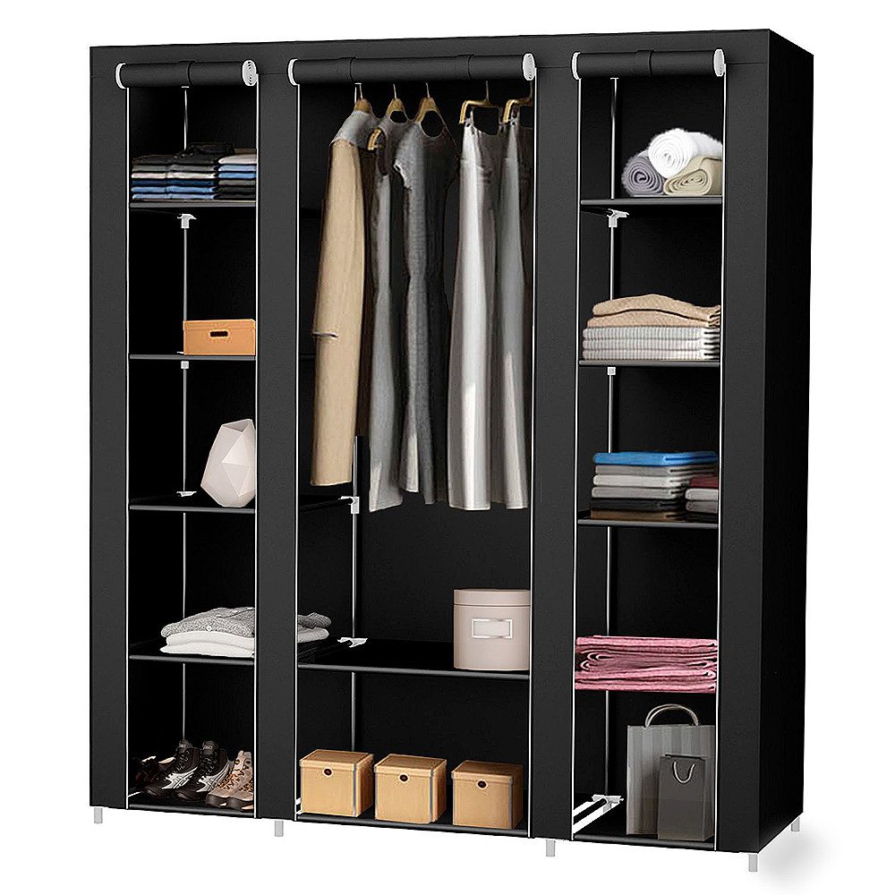 JEOBEST Stoffschrank Kleiderschrank Stoffschrank mit Kleiderstange günstig online kaufen