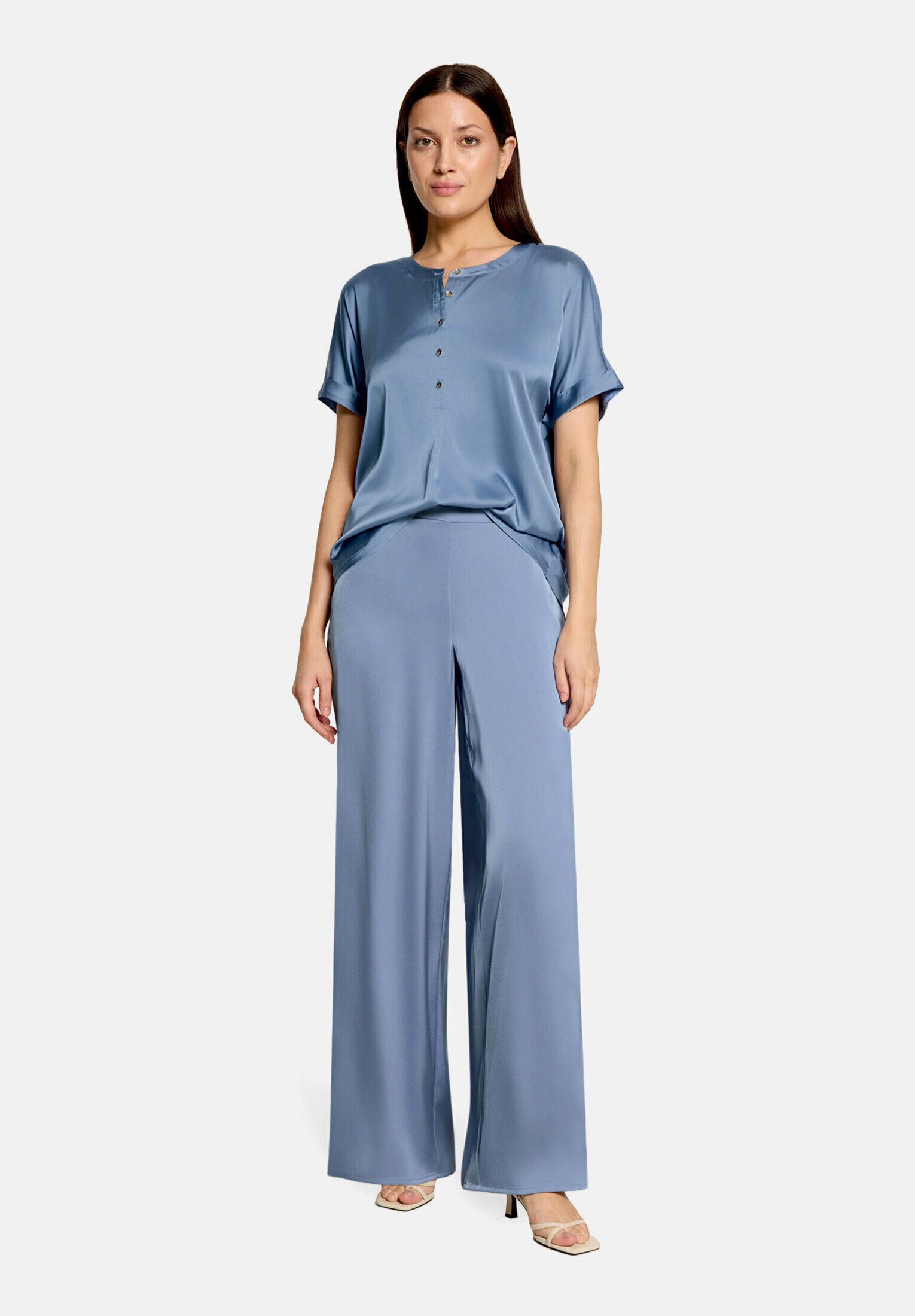 Betty Barclay Kurzarmshirt Damen mit Ärmelaufschlag (1-tlg)