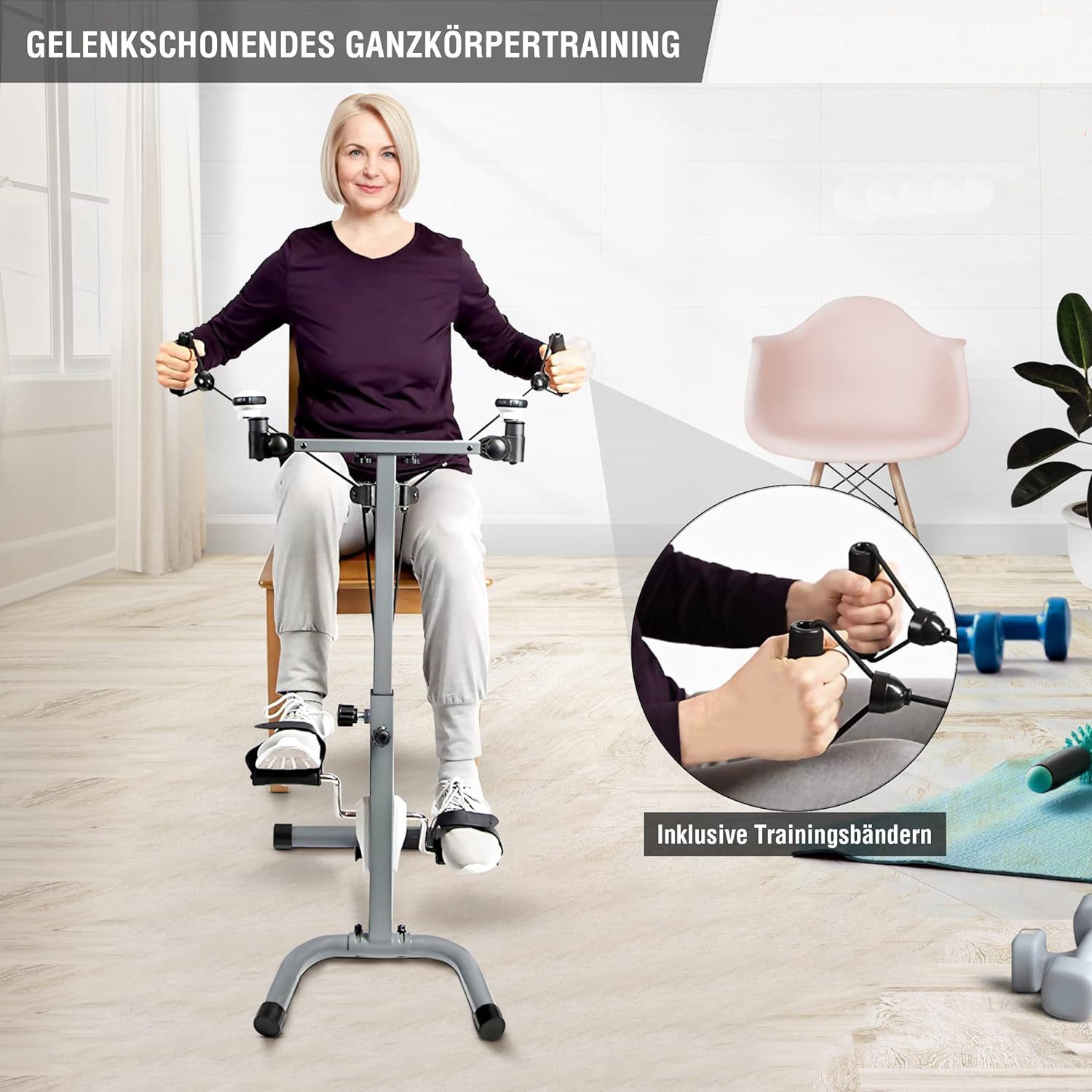 - CONTRAER - Heimtrainer 3in1 Vitaltrainer Heimtrainer Oberkörpertrainer