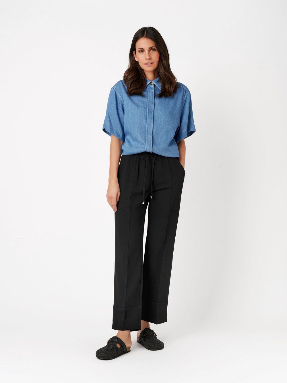 TONI Jogger Pants Sue Ankle aus leichtem Twill