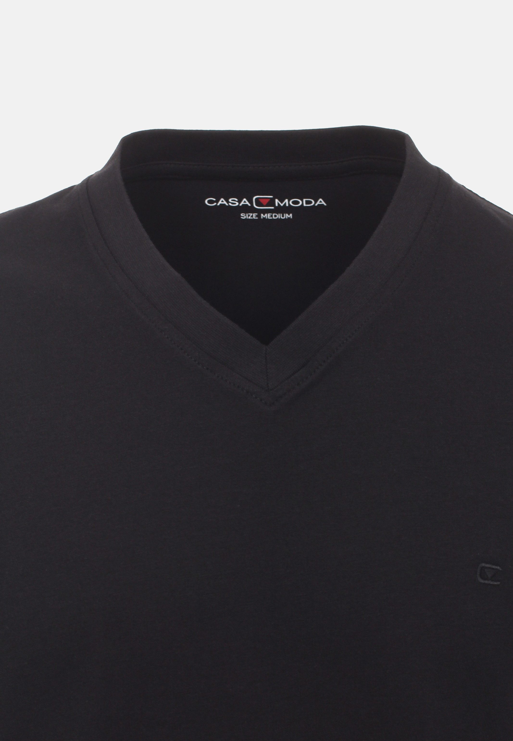CASAMODA T-Shirt 4er Pack Basic (Spar-Set, 4-tlg) T-Shirt - Baumwolle - Atmungsaktiv - Reine Baumwollqualität