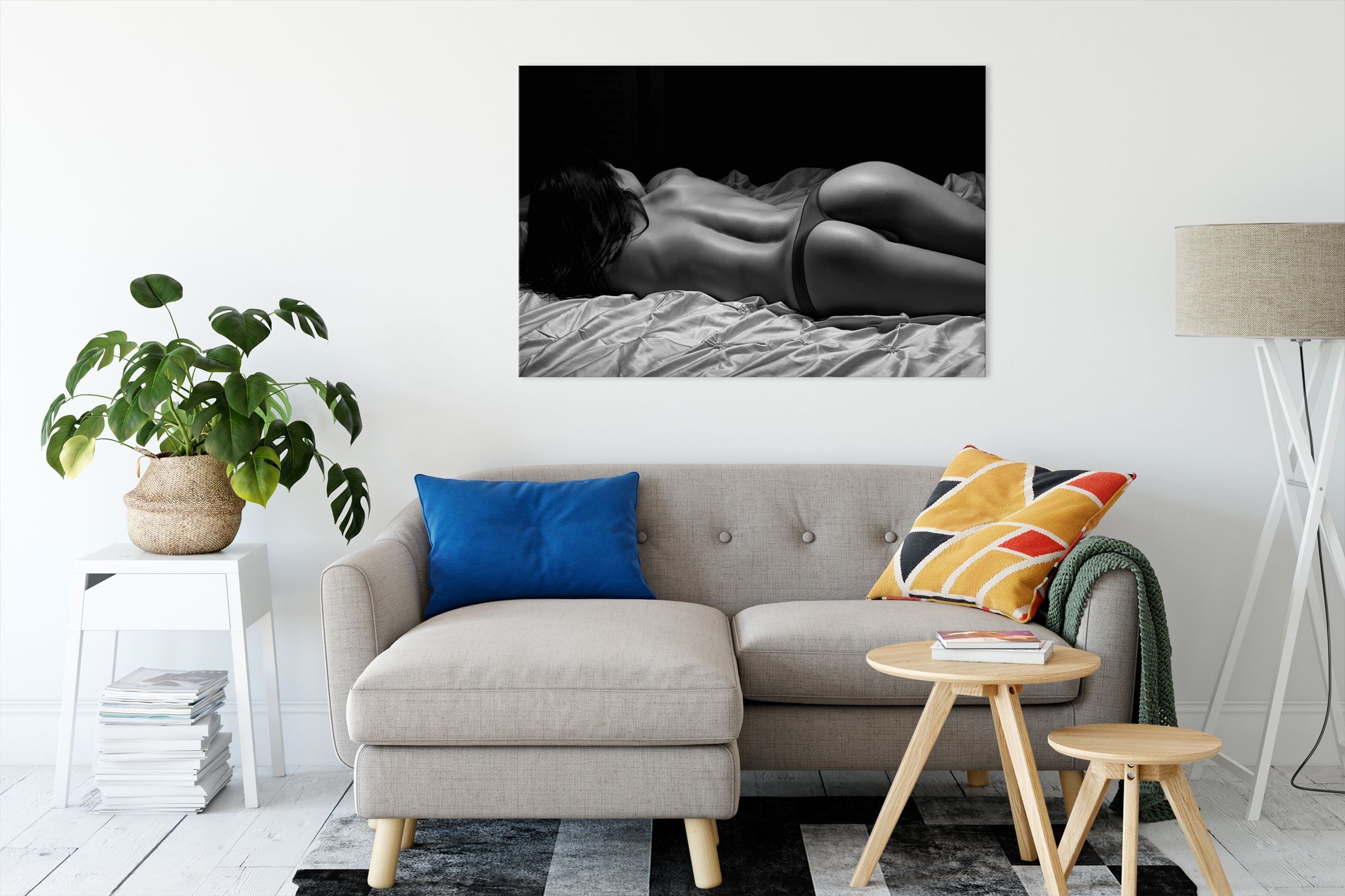 Pixxprint Leinwandbild Frauen Po, Frauen Po günstig online kaufen