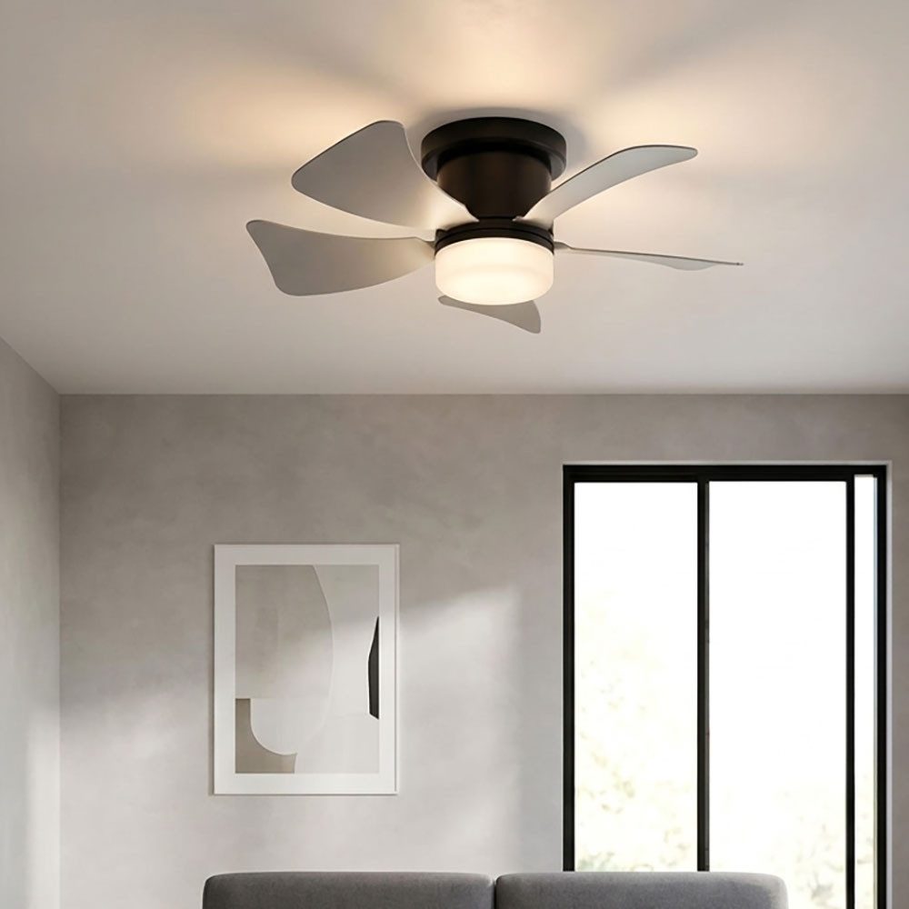 GLOBO LIGHTING Deckenventilator, Deckenventilator Deckenlampe Fernbedienung grau Timer CCT LED