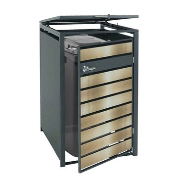 MCW Mülltonnenbox MCW-J81 (1 St), Für eine Mülltonne mit 80 bis 240 Liter Fassungsvermögen, abschließbar
