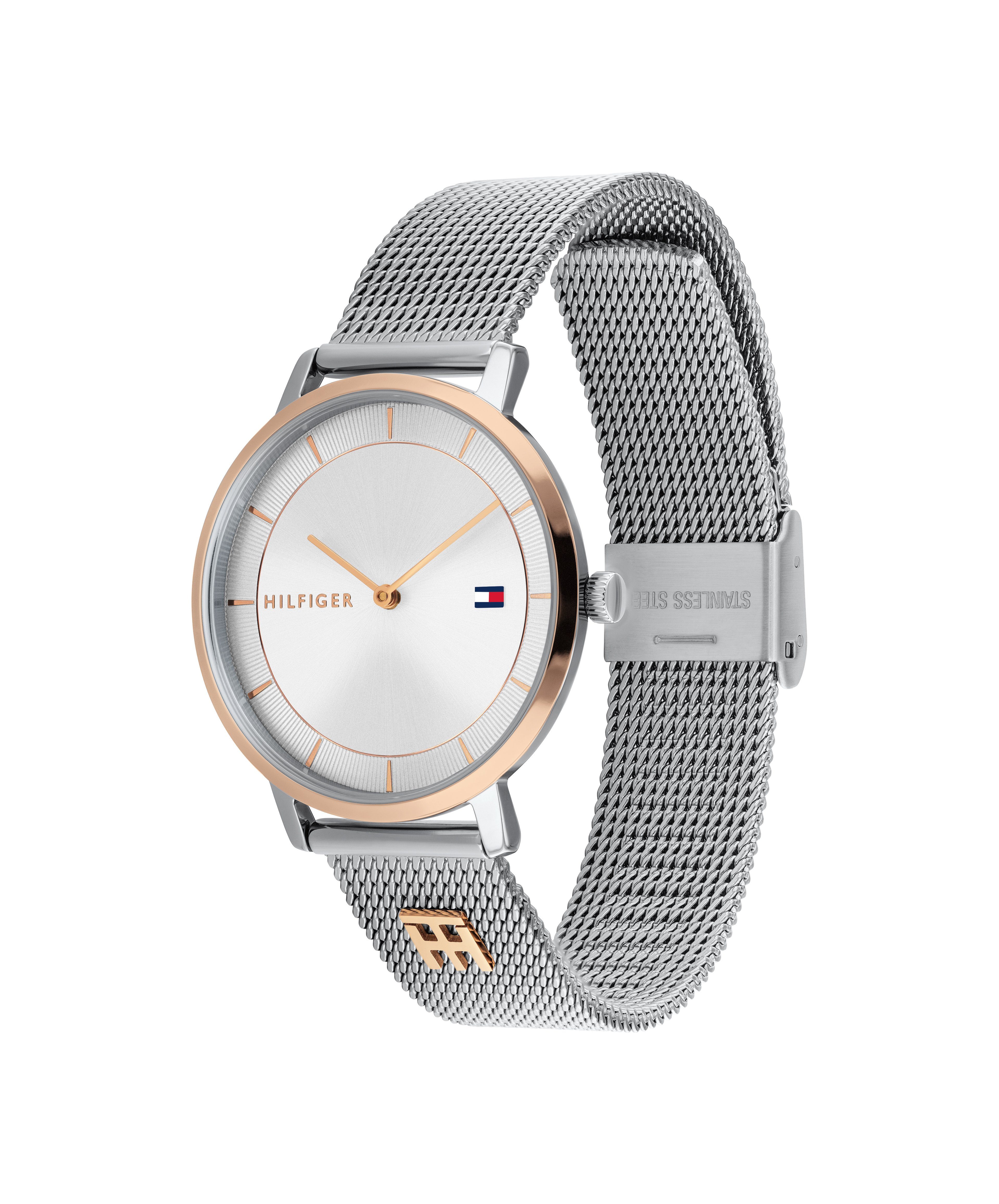 Tommy Hilfiger Quarzuhr TEA 1782288, Armbanduhr, Damenuhr, Edelstahlarmband – Bild 3 von 3