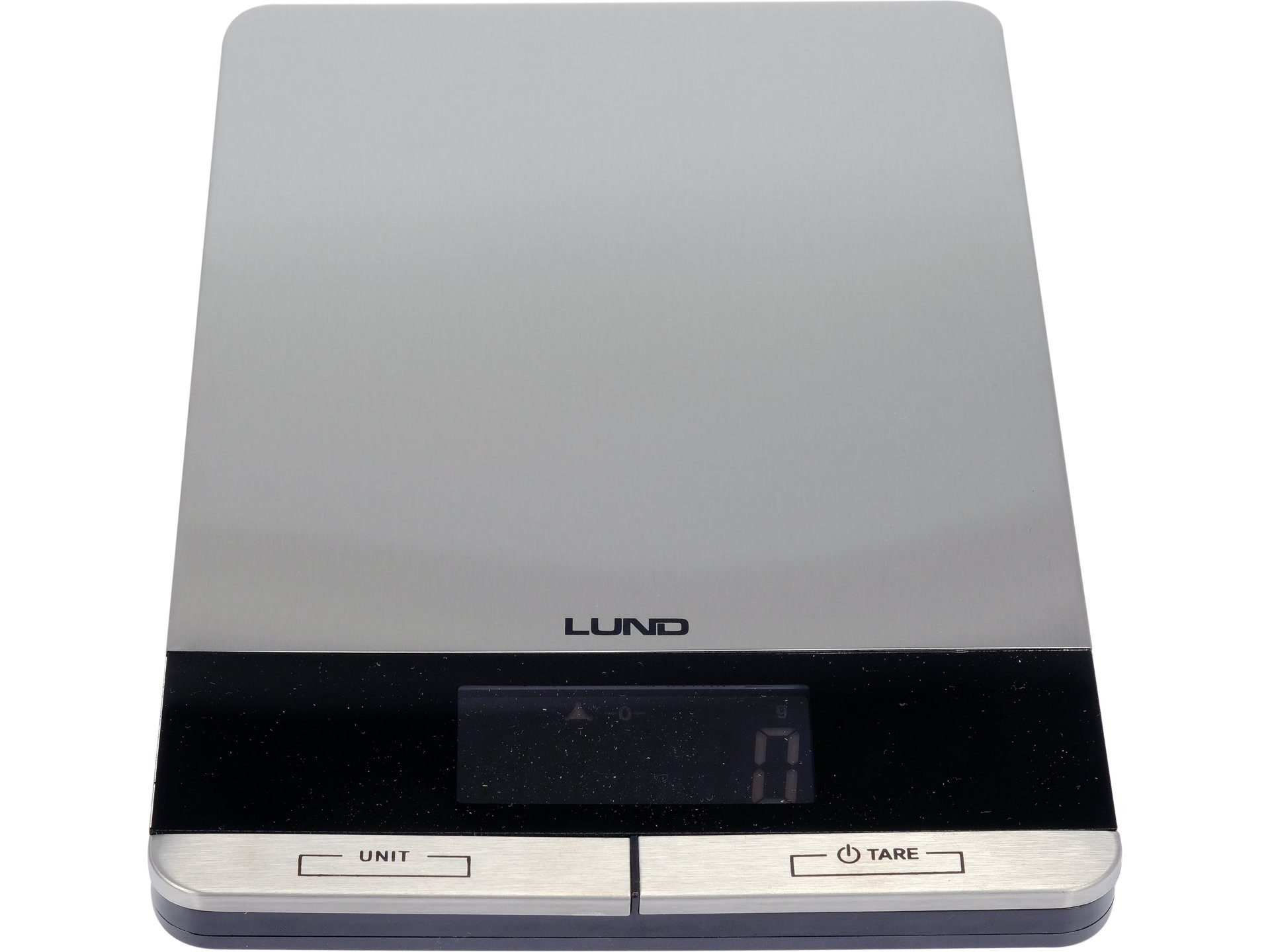 Lund Küchenwaage Bilancia da cucina in acciaio inox 15x22,5x1,5cm