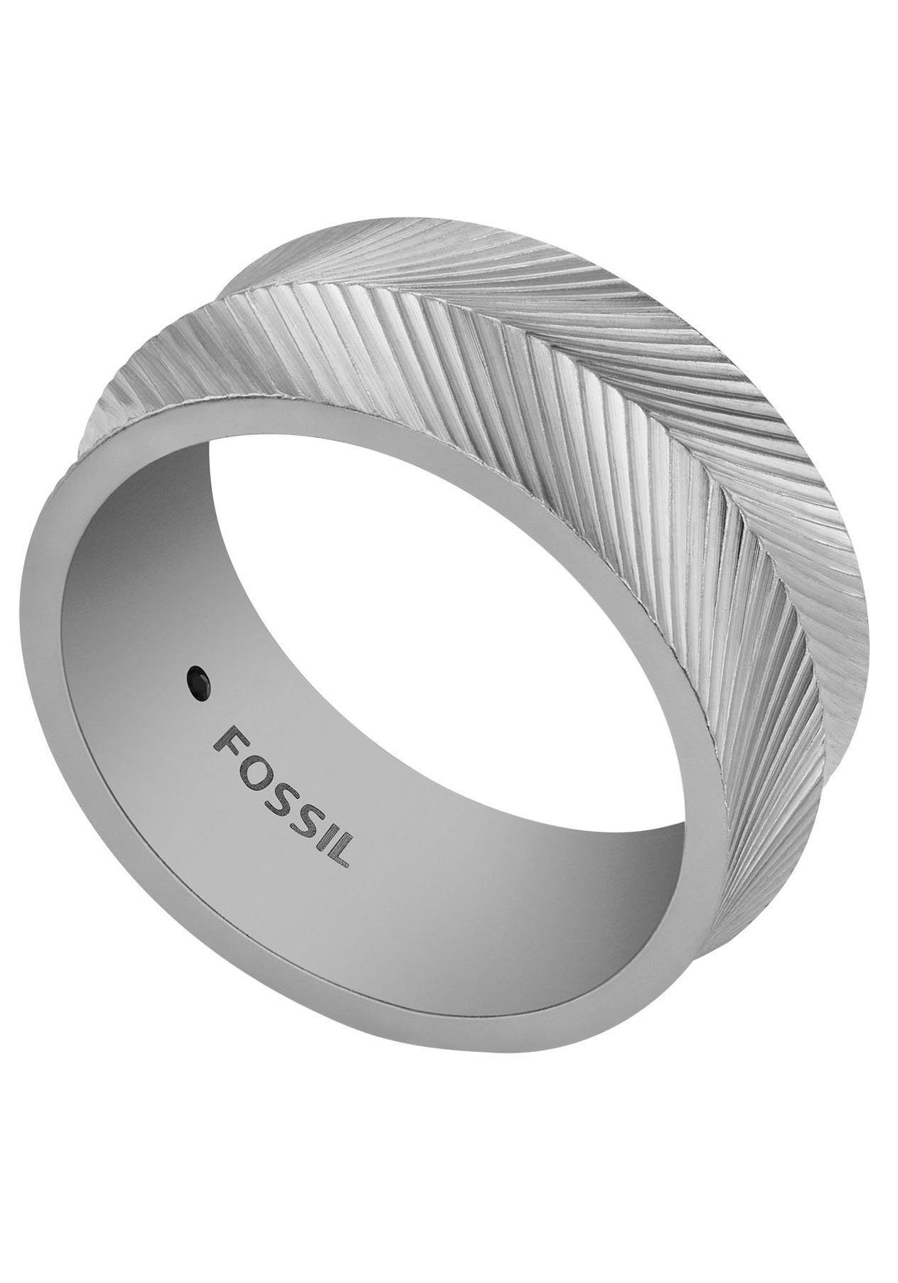 Fossil Fingerring Schmuck Geschenk Edelstahl Ring HARLOW LINEAR