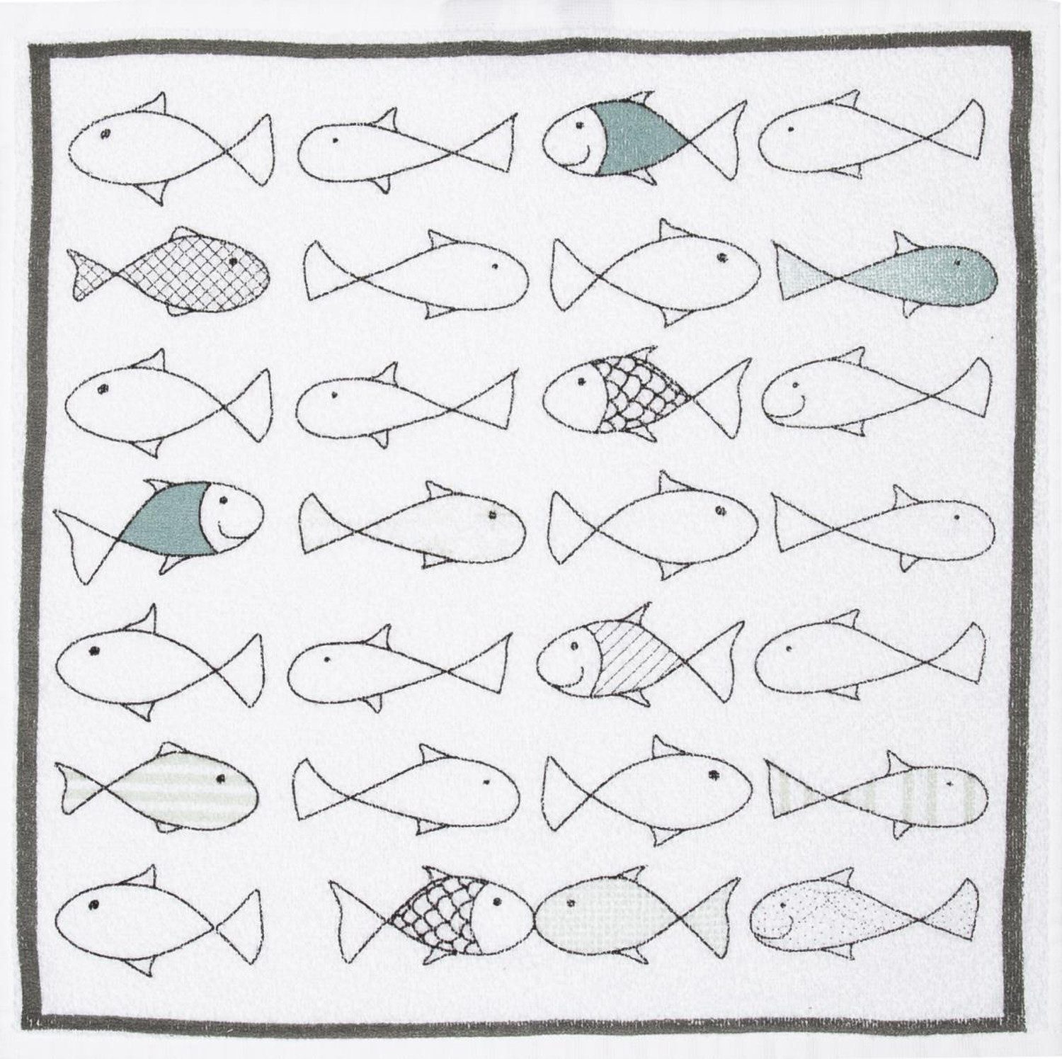 Kracht Geschirrtuch Kiss Fish, (Set, 3-tlg., günstig online kaufen