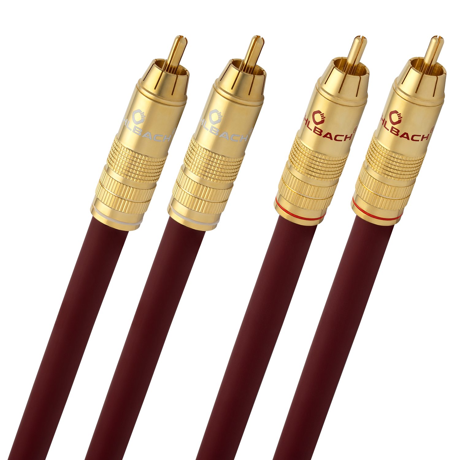 OEHLBACH NF 214 Master NF Audio-Cinchkabel 1 Paar Audio-Kabel, 2 x Cinch, 2 x Cinch (100 cm), Flexibel, Hochwertiges Kupfer