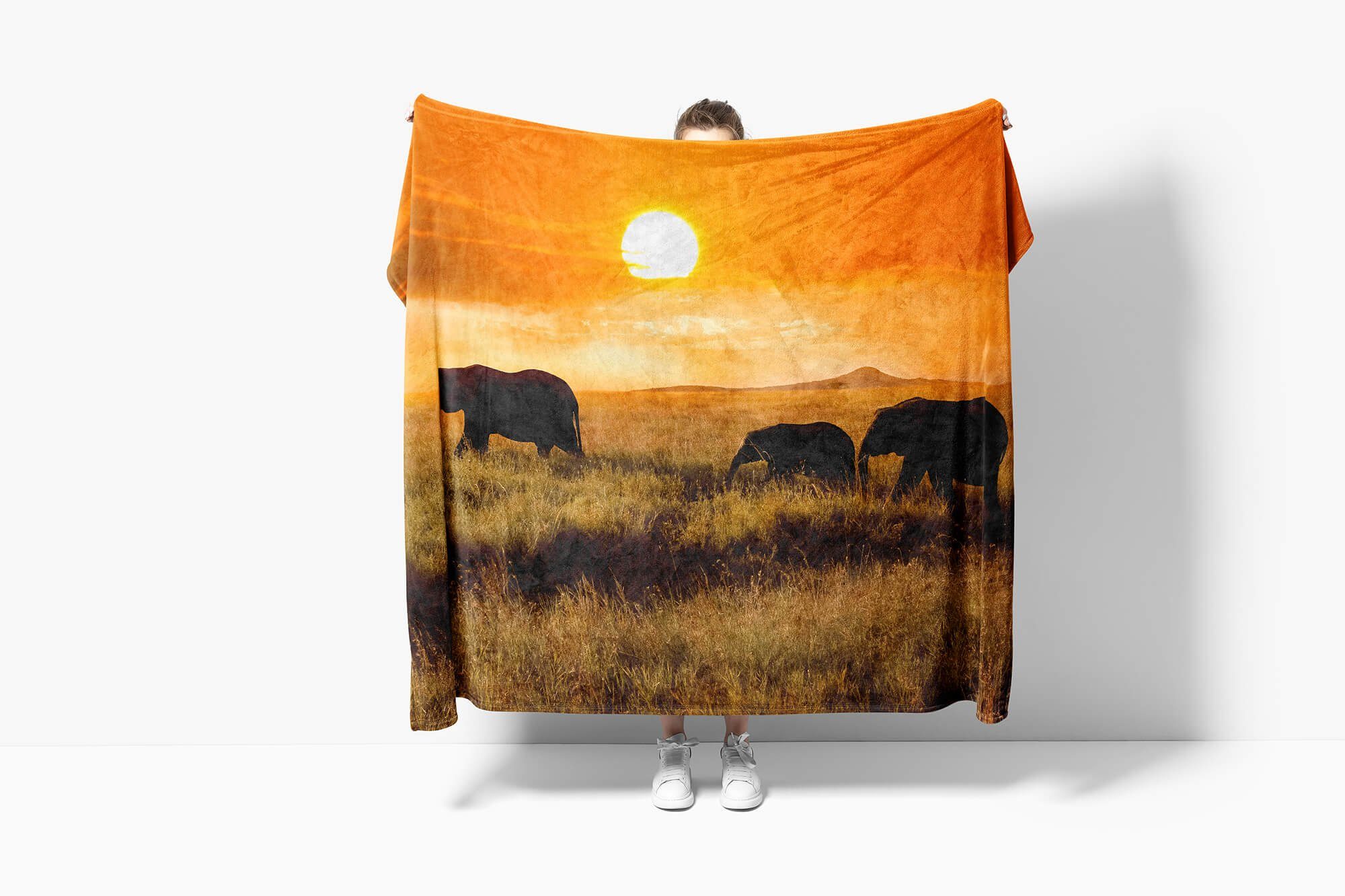 Sinus Art Handtücher Handtuch Strandhandtuch Saunatuch Kuscheldecke mit Tie günstig online kaufen