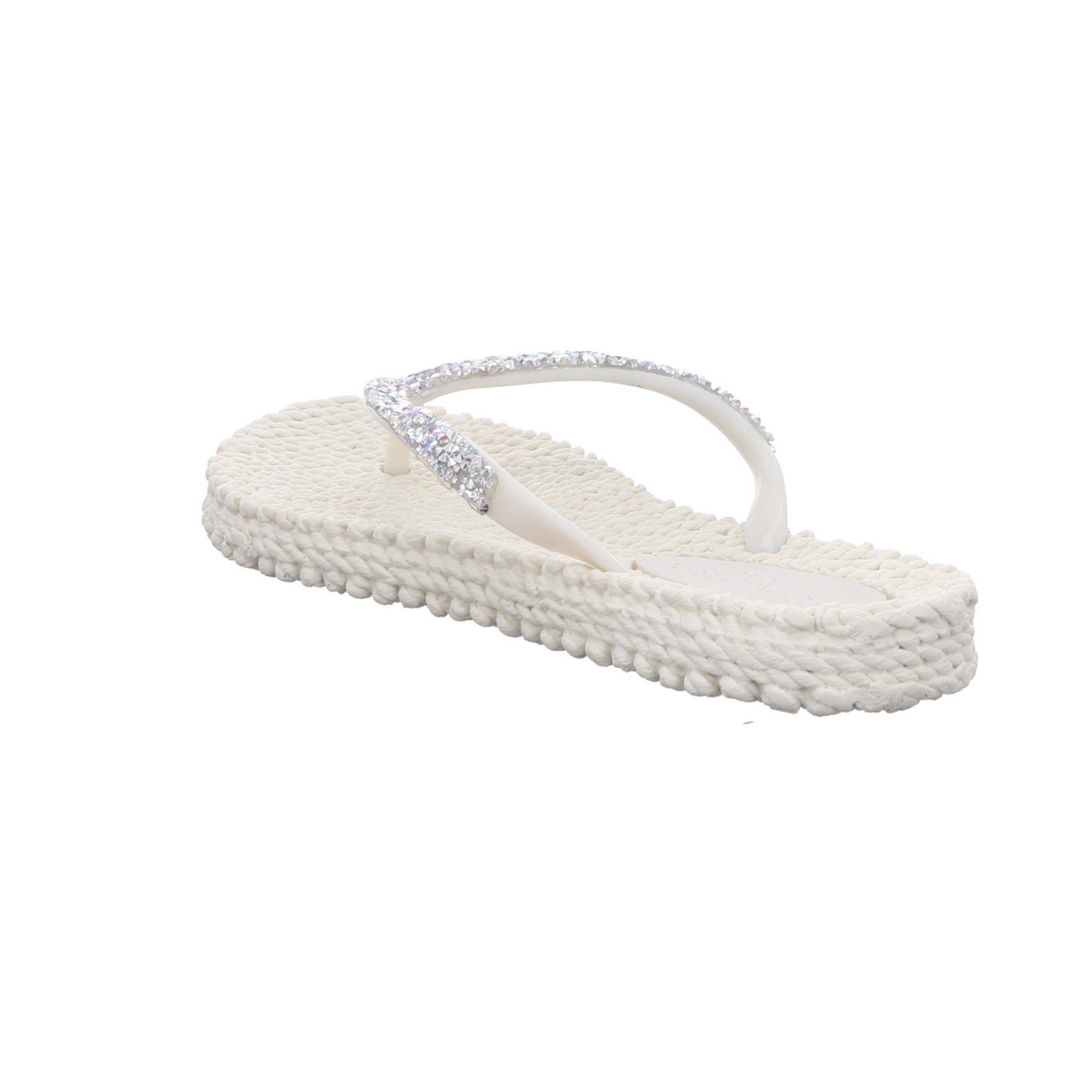 Zehentrenner creme Cheerful Badelatschen Ilse Synthetik Zehentrenner Sandalen Jacobsen Damen