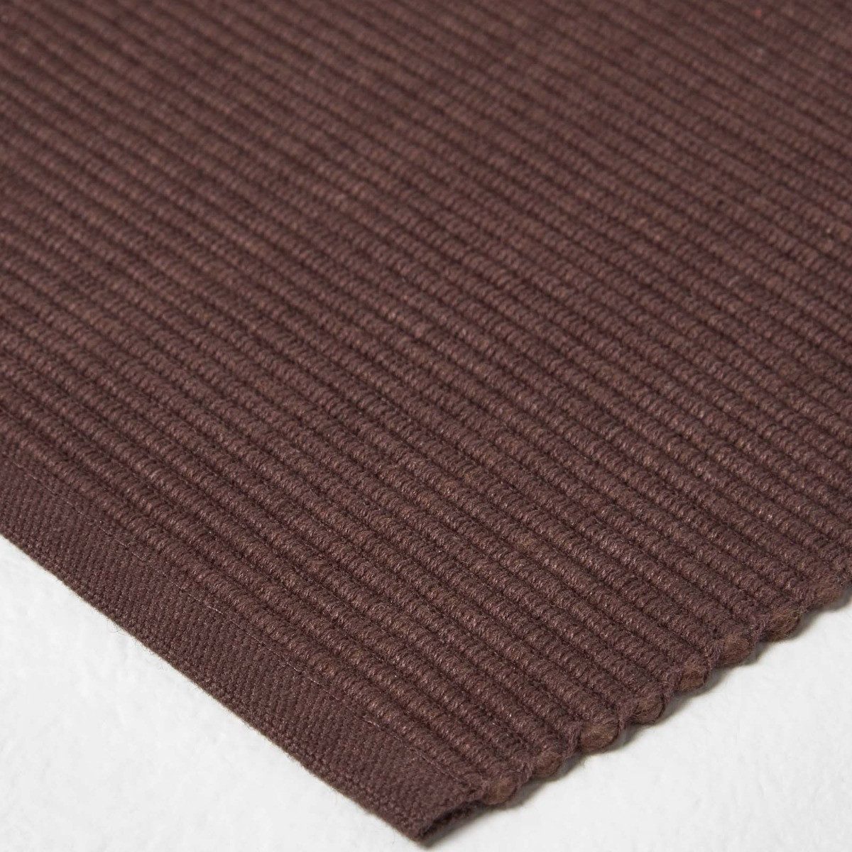 Homescapes Platzset Tischset braun im 2er-Set – 30 x 45 cm, 100% Baumwolle