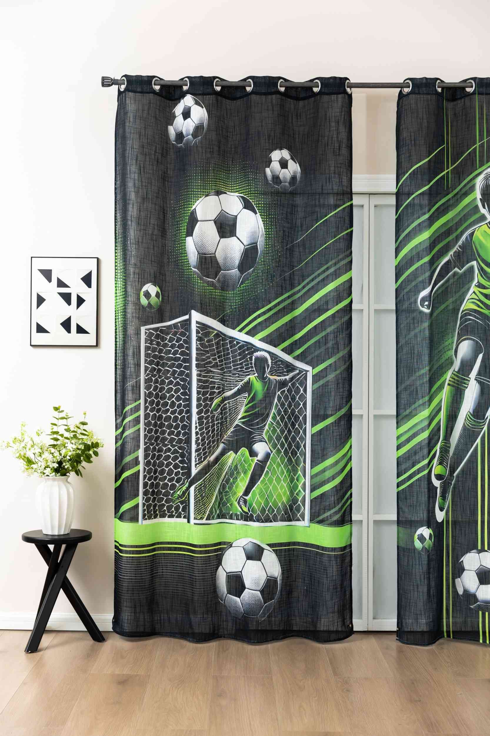 Gardinenbox Gardine (2 St), Ösen, halbtransparent, Polyester, Grobfaser »Seoul Collection« Digital Druck 2024120-2