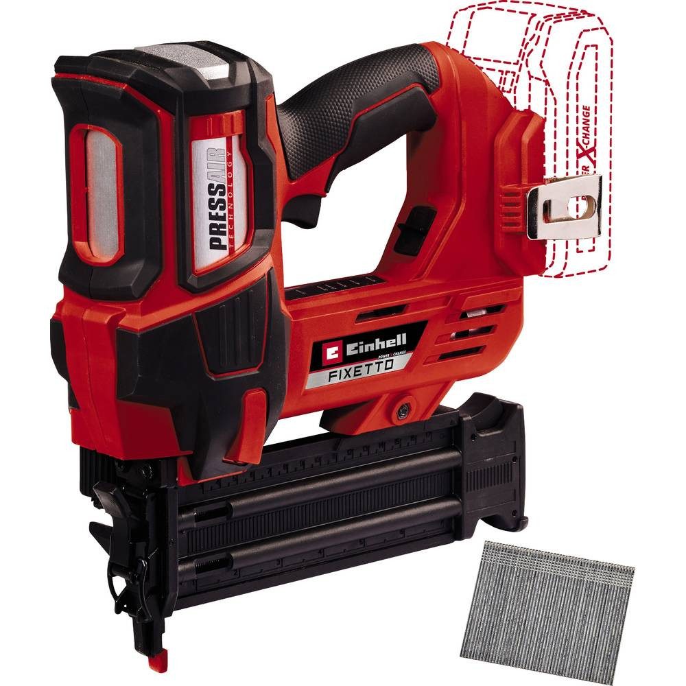 Einhell Nagler Akku-Nagler FIXETTO 18/50 N, ohne Akku, ohne Ladegerät, mit Zubehör