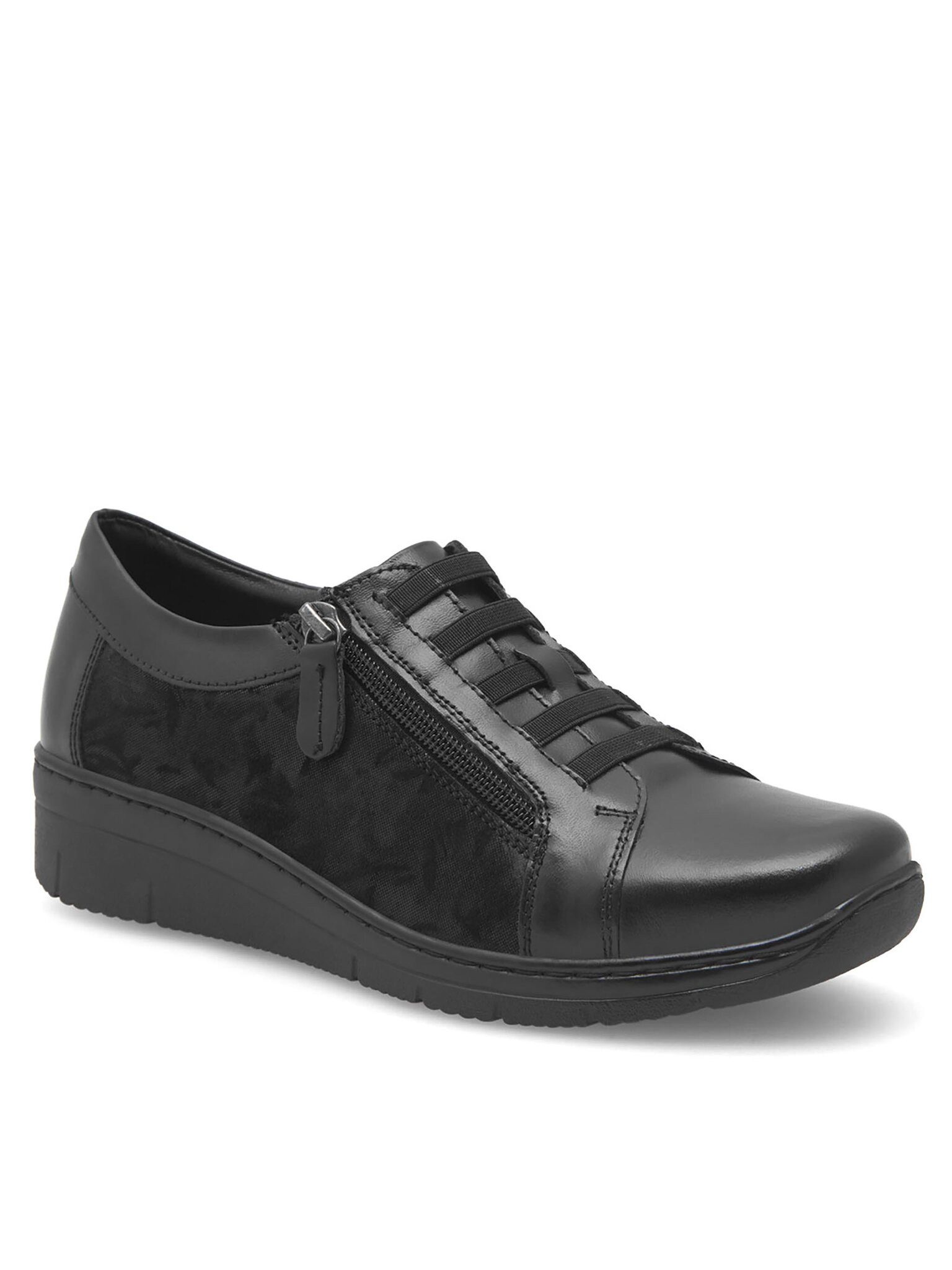 Halbschuhe WI23-REBECA-20 Schwarz Schnürschuh