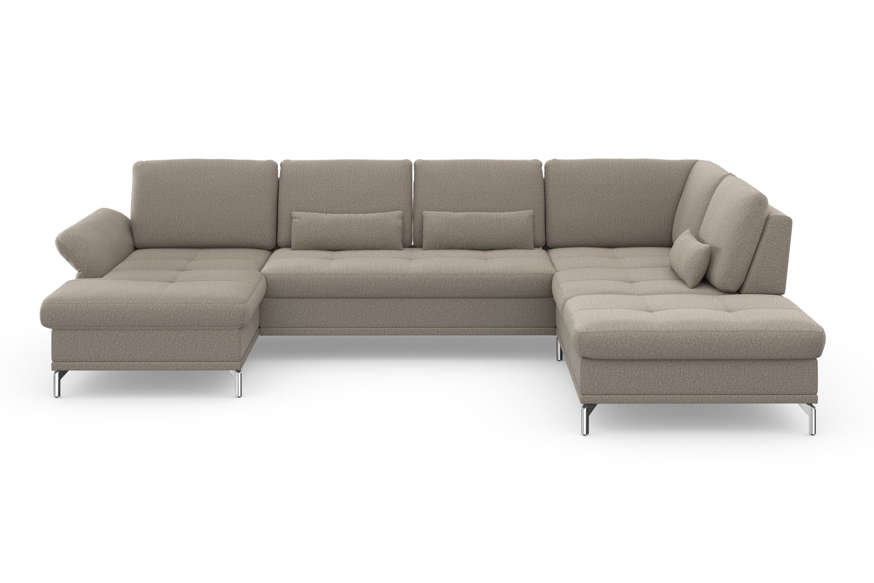 INOSIGN Wohnlandschaft "Palm Beach U-Form" Federkern, mit Sitztiefenverstel günstig online kaufen