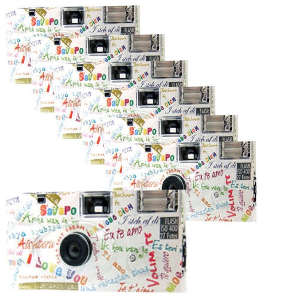 TopShot 7 x Sonderposten Einwegkamera I Mog Di weiß MHD 12.2025 Einwegkamera