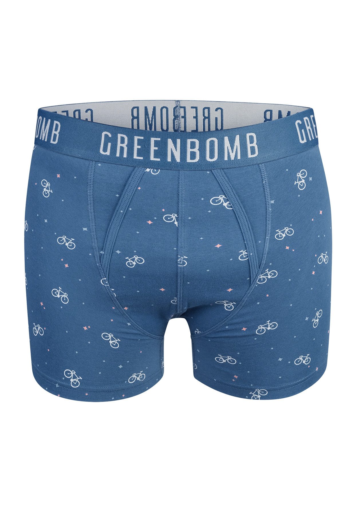 GreenBomb Boxer Trunk Bike Space 2 Motiv Fahrrad GOTS-zertifizierte Herstel günstig online kaufen