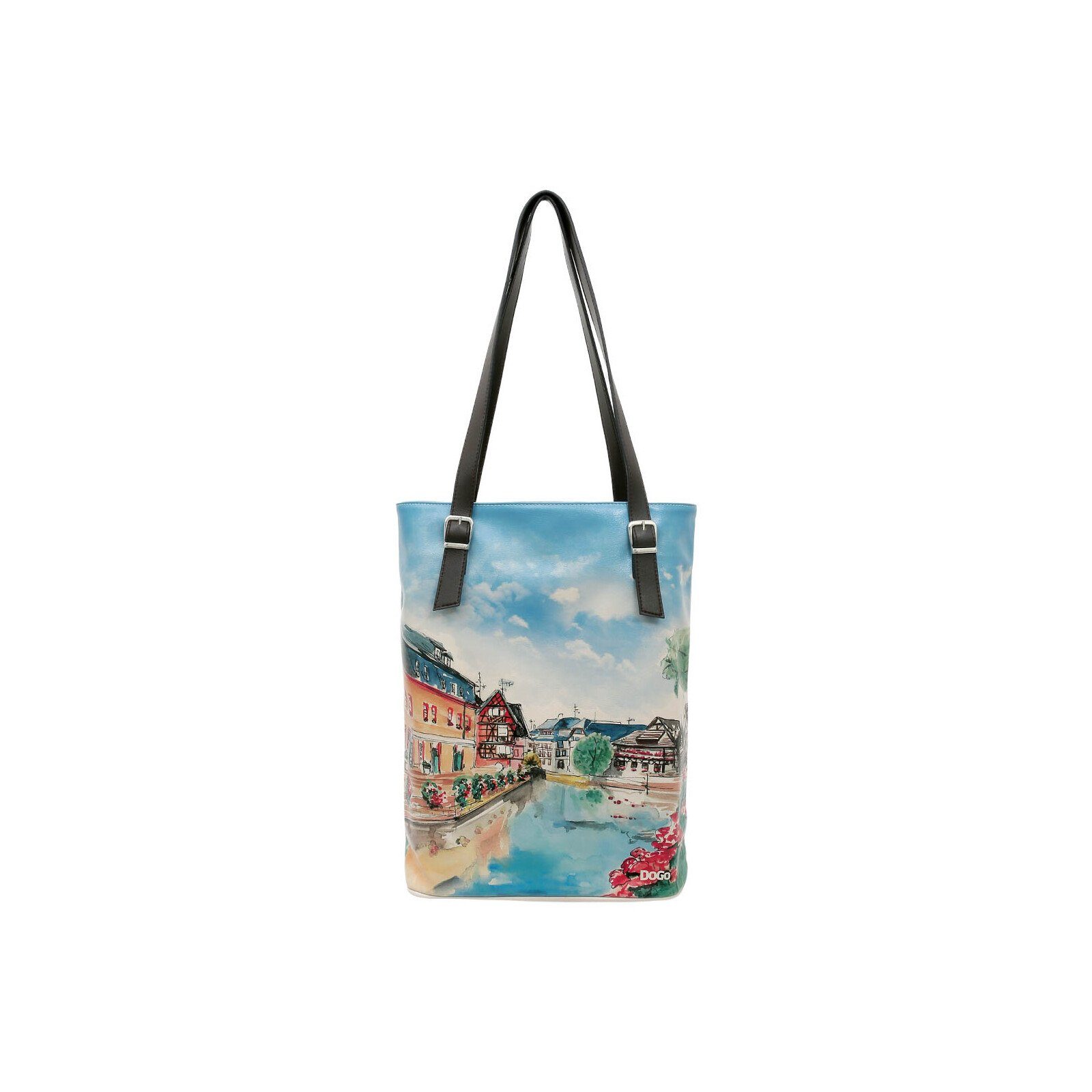 DOGO Umhängetasche Tall Bag Damen Schultertasche Travel Fills The Soul Damen, Handgefertigt