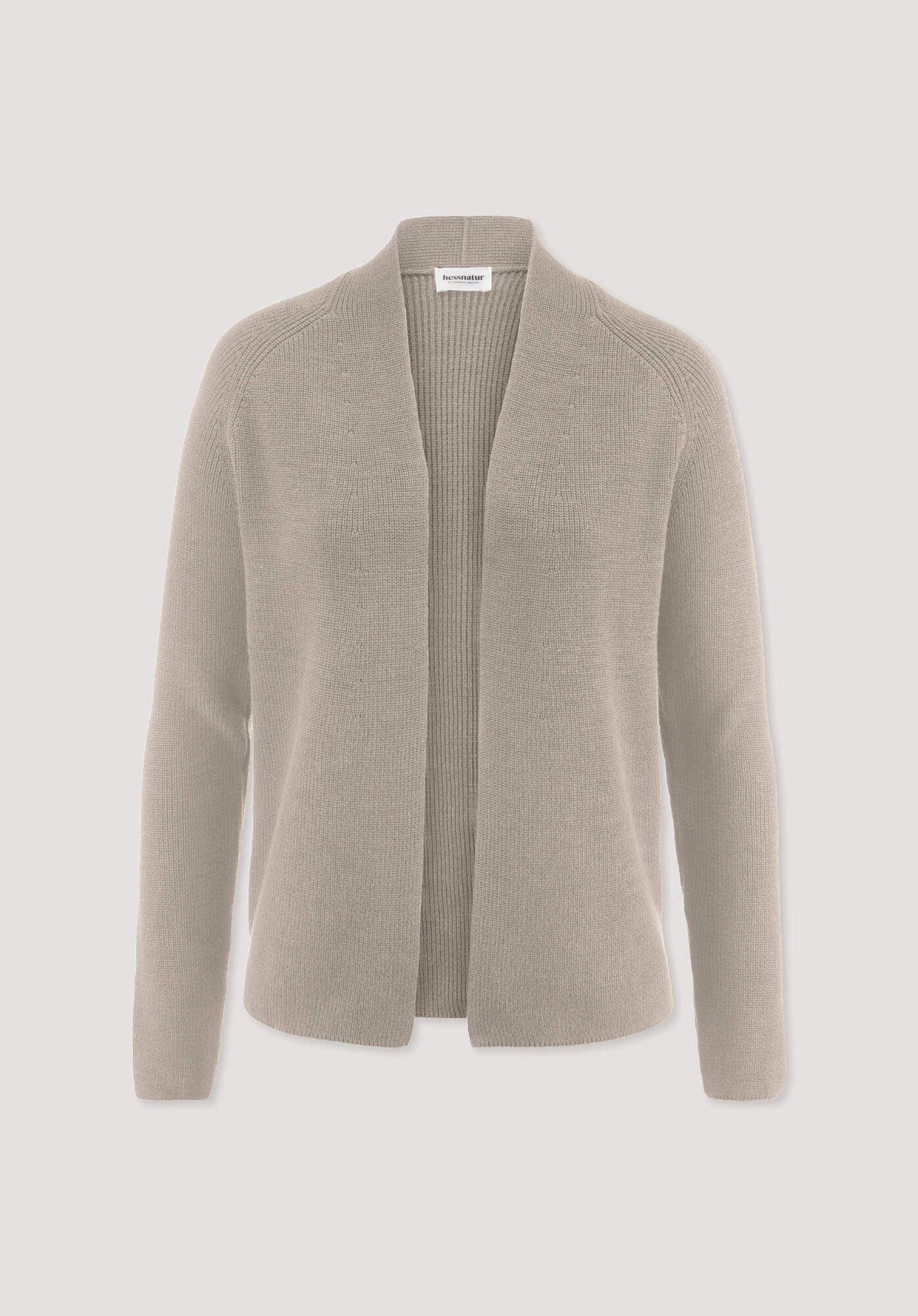 Hessnatur Strickjacke aus reiner Bio-Baumwolle (1-tlg)