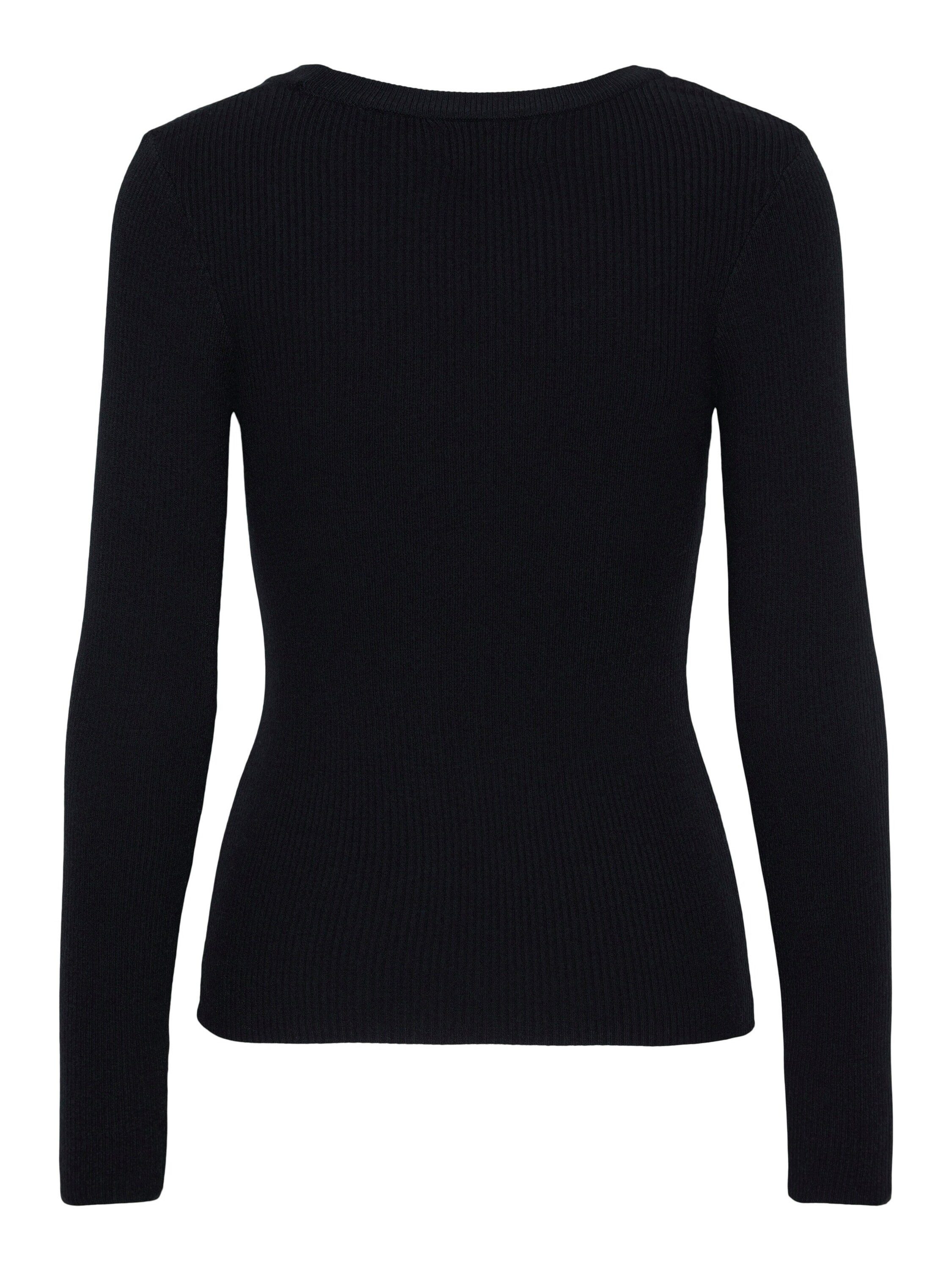 pieces Rundhalspullover (1-tlg) Plain/ohne Details günstig online kaufen