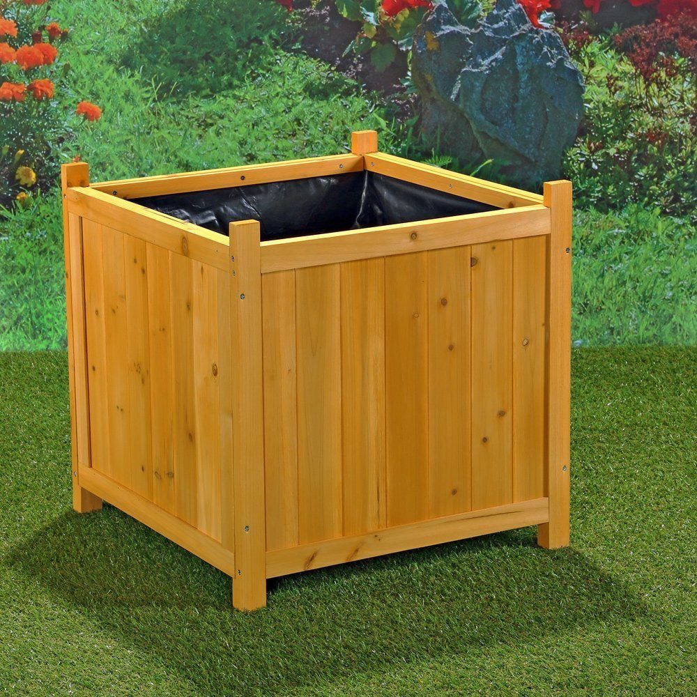 Melko Pflanzkübel Blumenkübel Pflanzkasten Blumentrog Holz günstig online kaufen