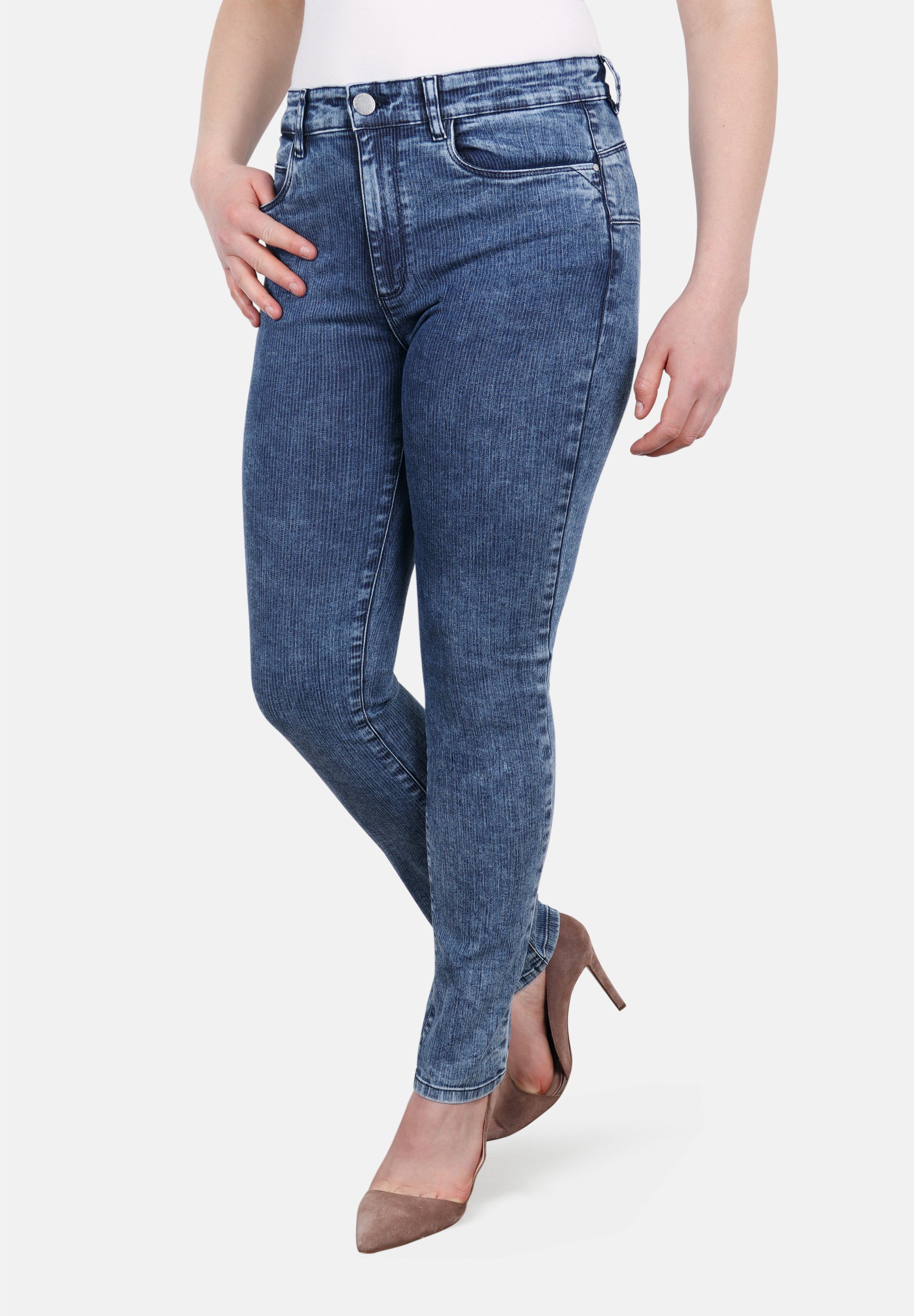 STOOKER WOMEN 5-Pocket-Jeans »Milano Stripe Magic Shape Fit«