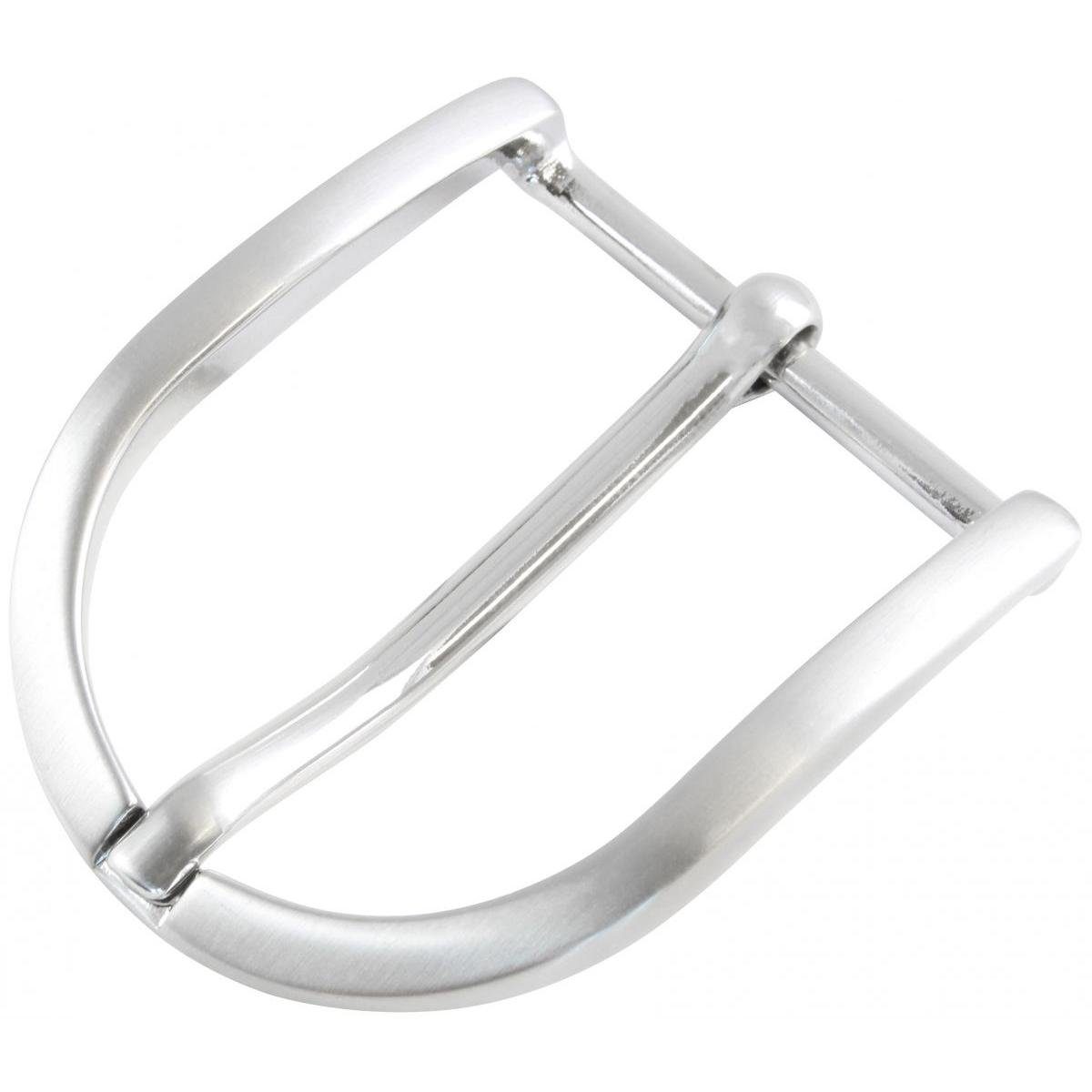 BELTINGER Gürtelschnalle Gürtelschnalle rund 4,0 cm - Buckle Schließe Gürtelschließe 40mm Massi (1-St)