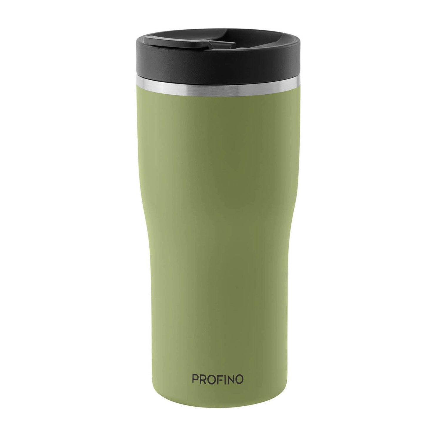Profino Thermobecher BARISTA, salbei, Edelstahl, Kunststoff