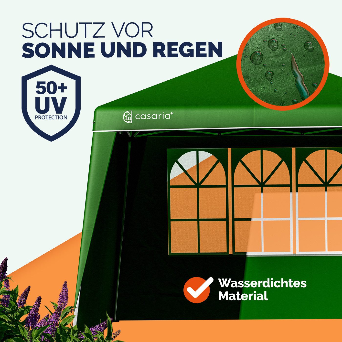 Casaria Pavillon, 2er Set Seitenwände für günstig online kaufen