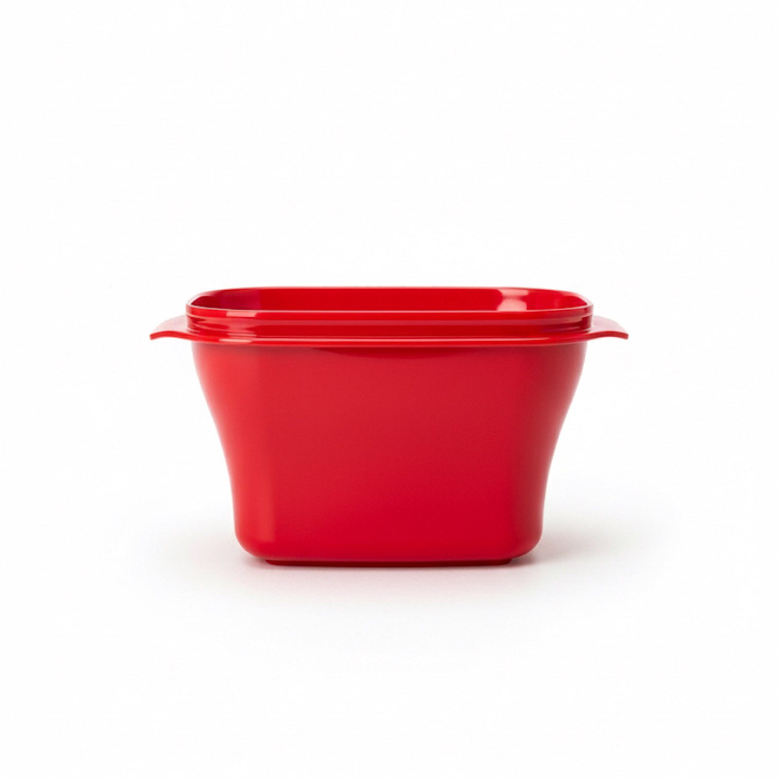 HAC24 Dampfgarer Mikrowellen Dampfkocher Mikrowellengeschirr, 1,5 Liter Rot Herausnehmbarer Dünsteinsatz und Ventil