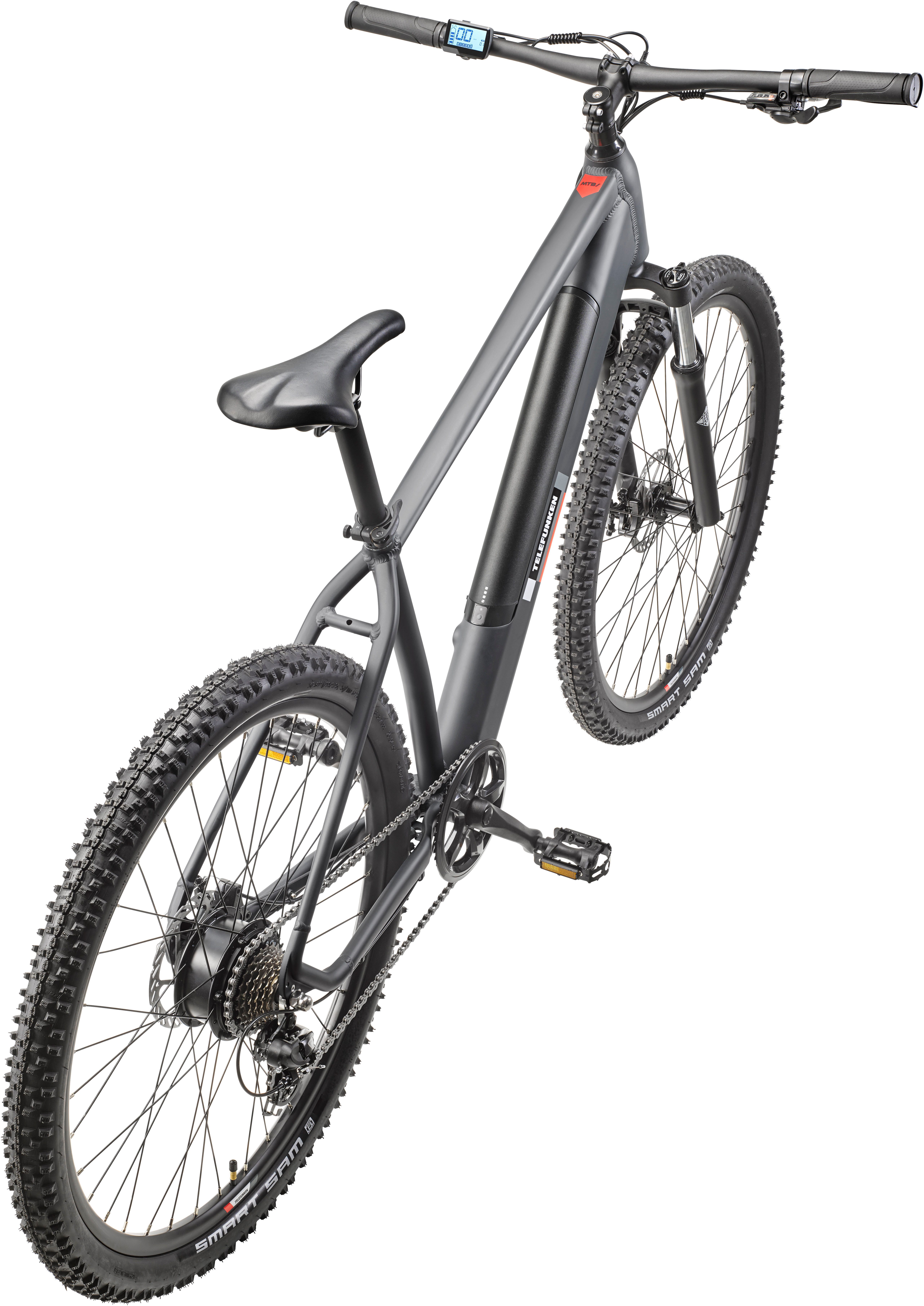 Telefunken E-Bike Mountainbike E-MTB Aufsteiger M919, 7 Gang Shimano Tourney Schaltwerk, Kettenschaltung, Heckmotor, 468 Wh, Pedelec, Elektrofahrrad, Damen u. Herren, E-MTB, Mountainbike, 29 Zoll